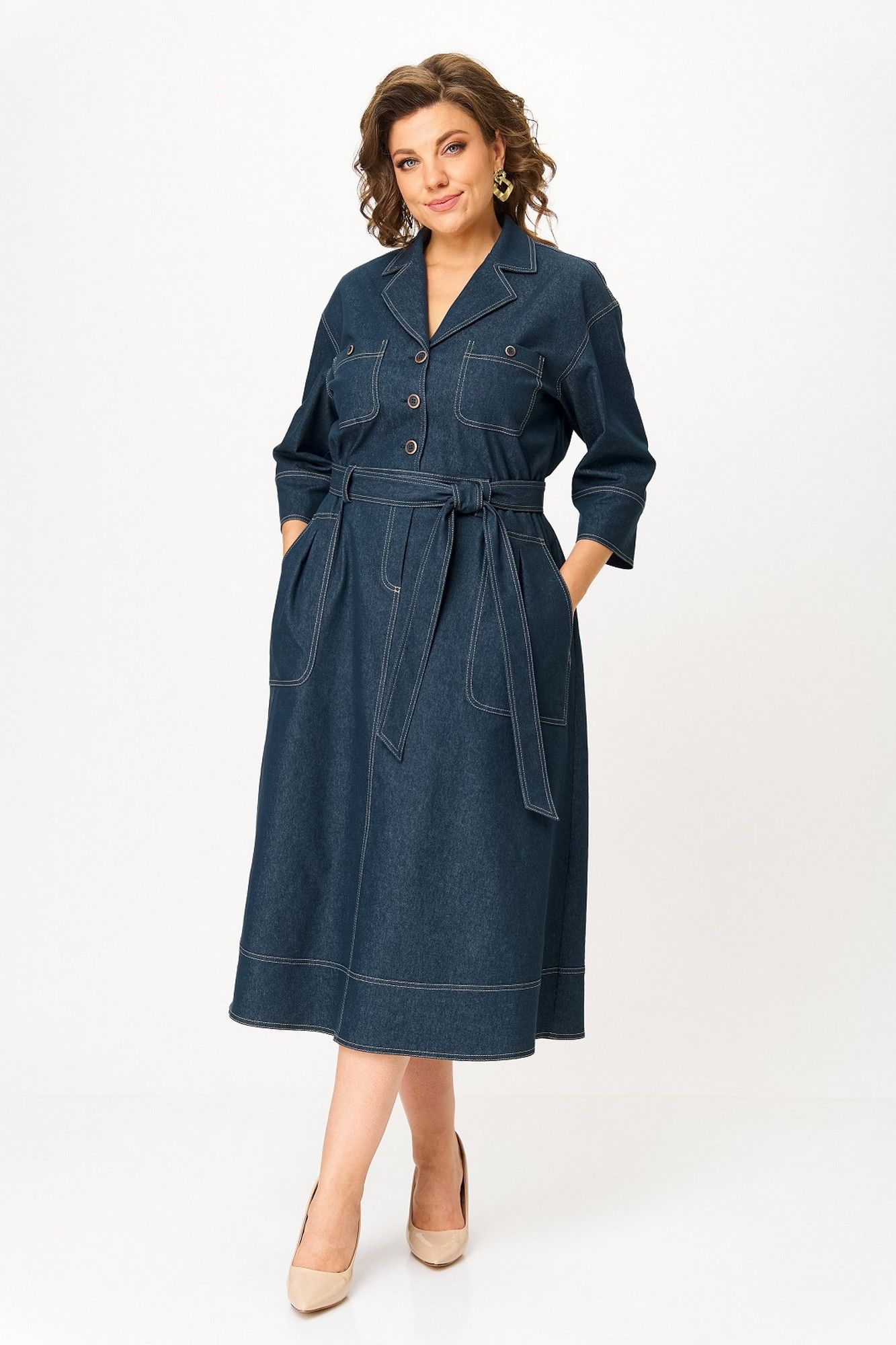 Платья Koketka i K 1501 джинсовый