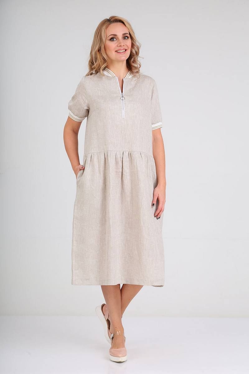 Льняное платье FloVia
