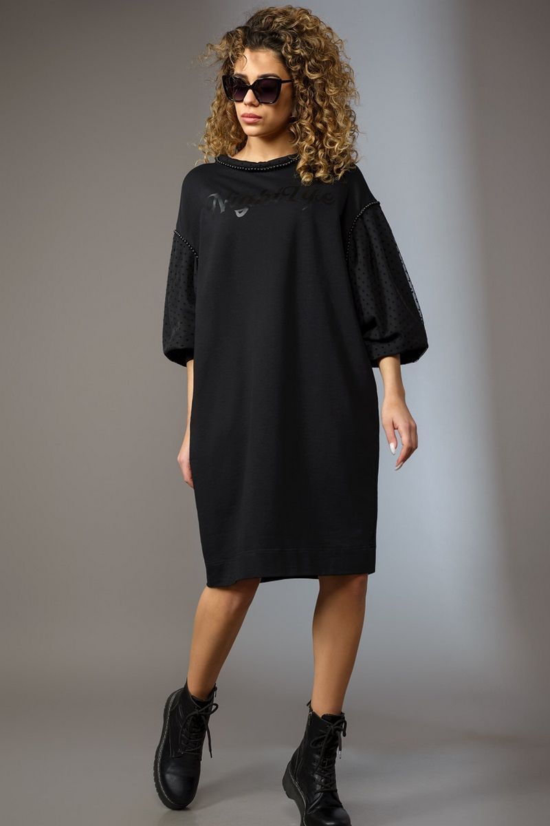 Трикотажное платье Сч@стье