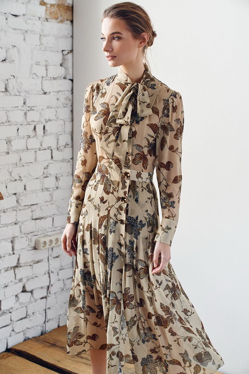 Шифоновое платье Colors of PAPAYA