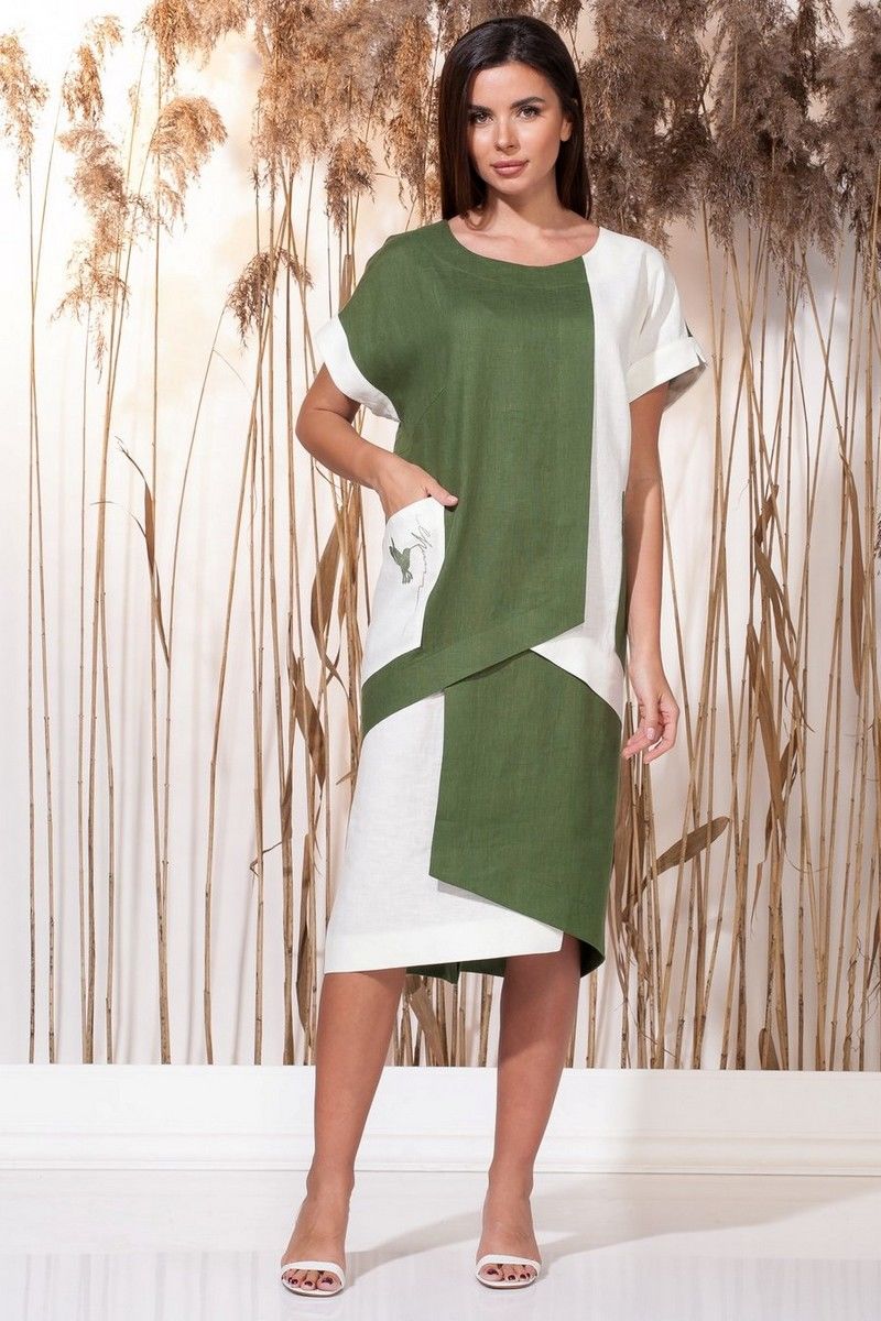 Льняное платье Faufilure