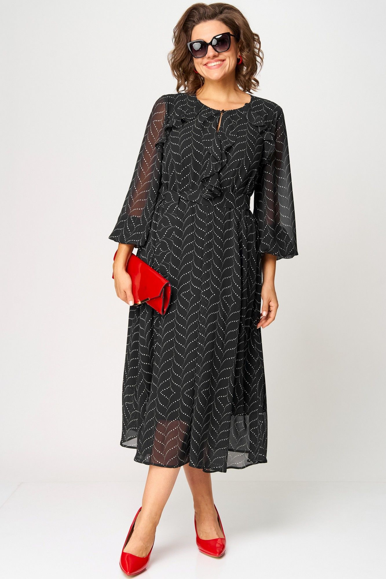 Платья EVA GRANT 7177 бусины