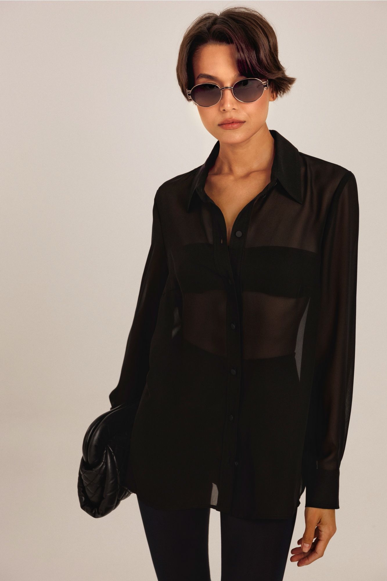 Блузы DiLiaFashion 0837 черный