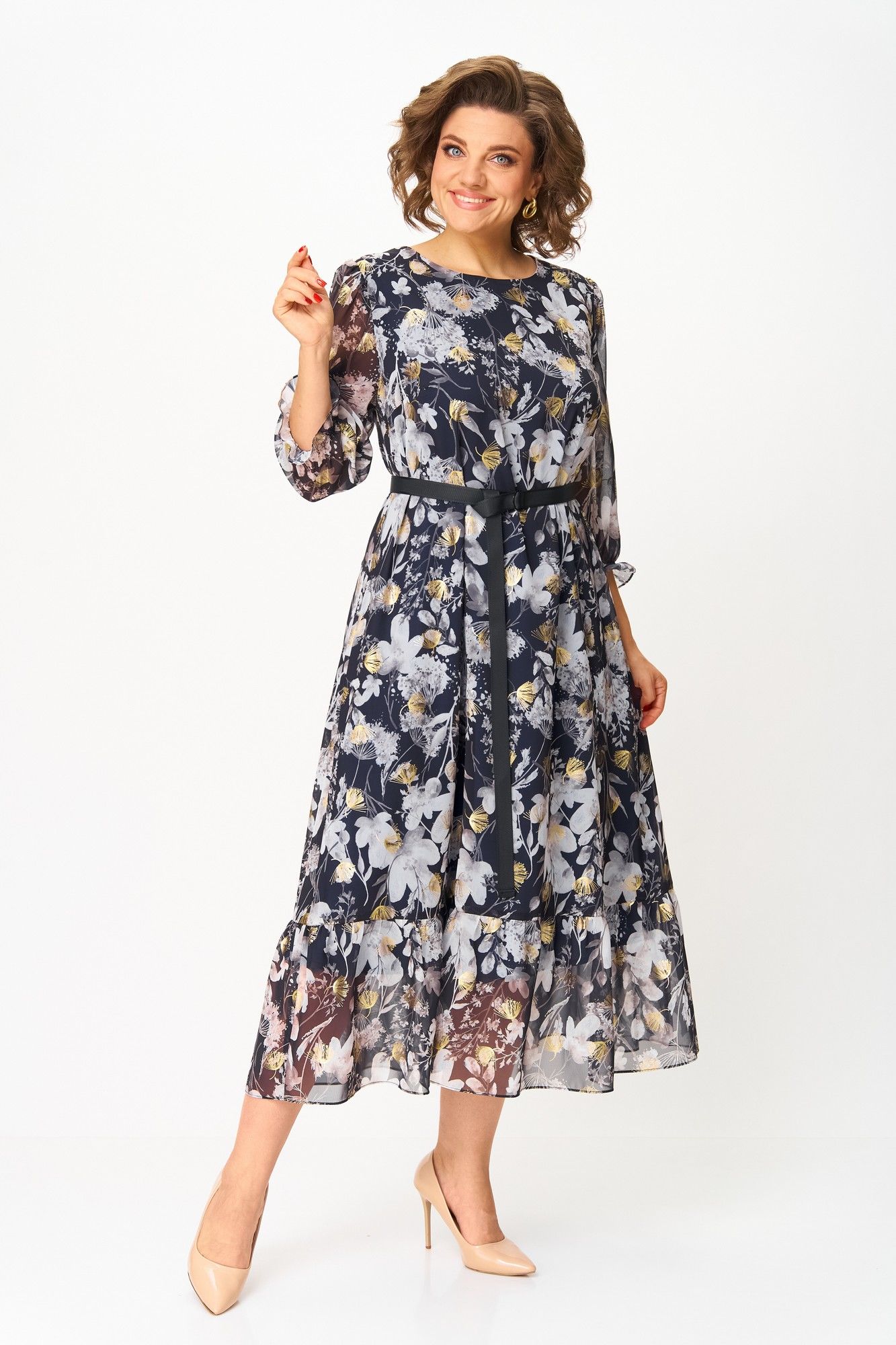 Платья Moda Versal П2483 т.синий