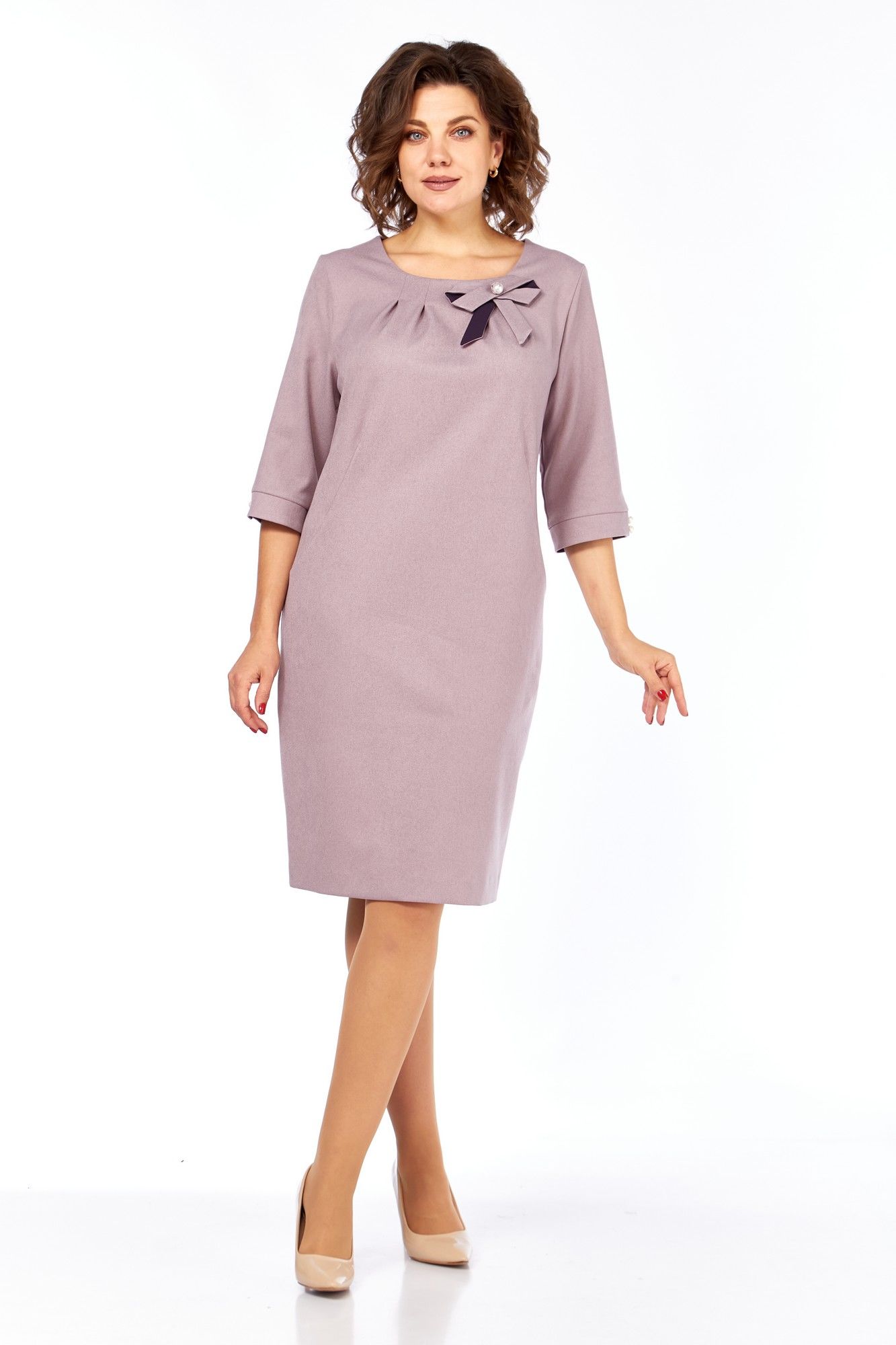 Платья Moda Versal П2570 пепельная_роза