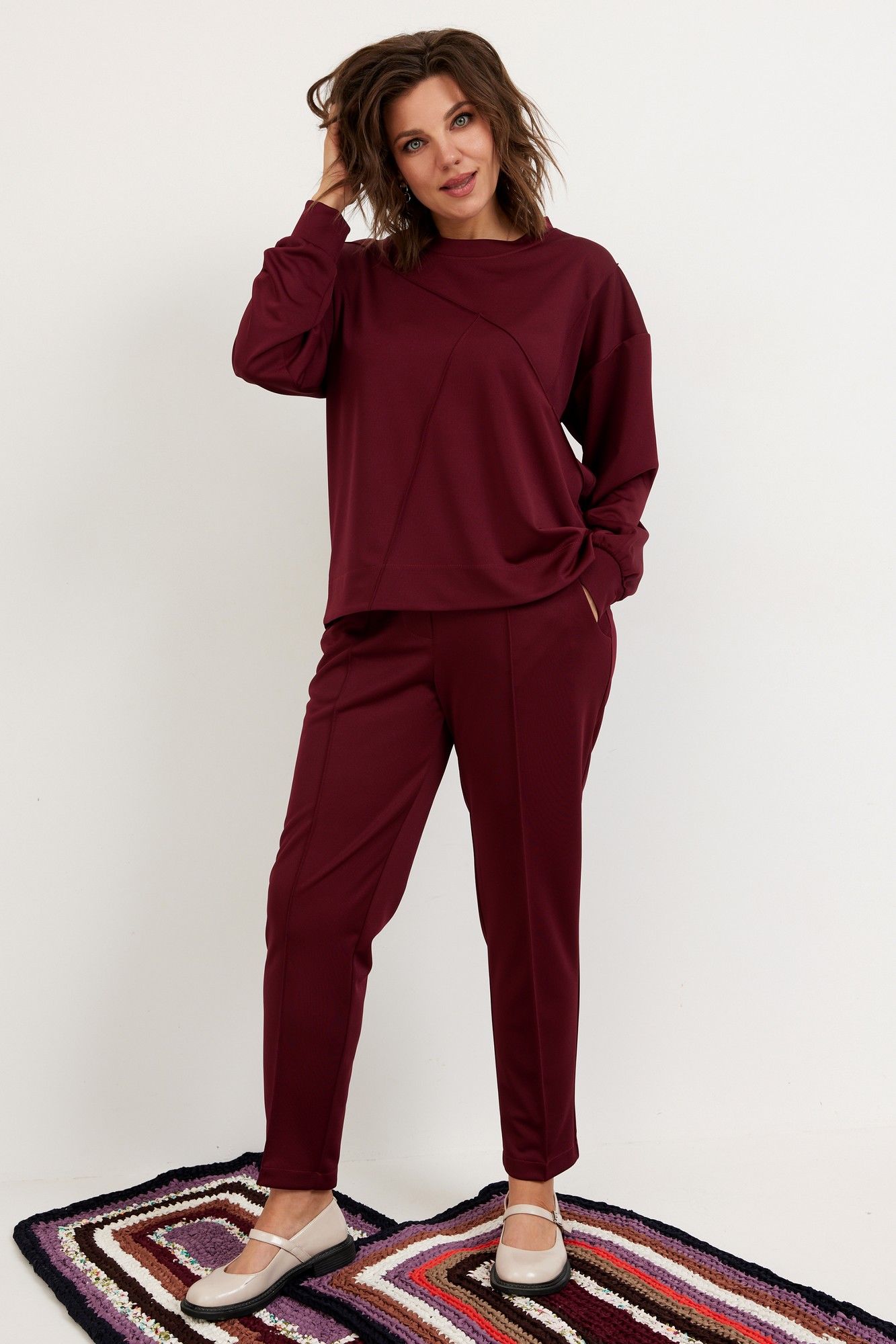 Комплекты брючные BegiModa 3100 вишня