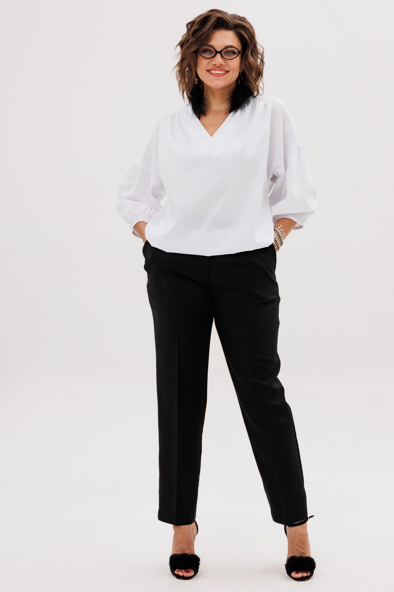 Брюки Anelli 1718 тень