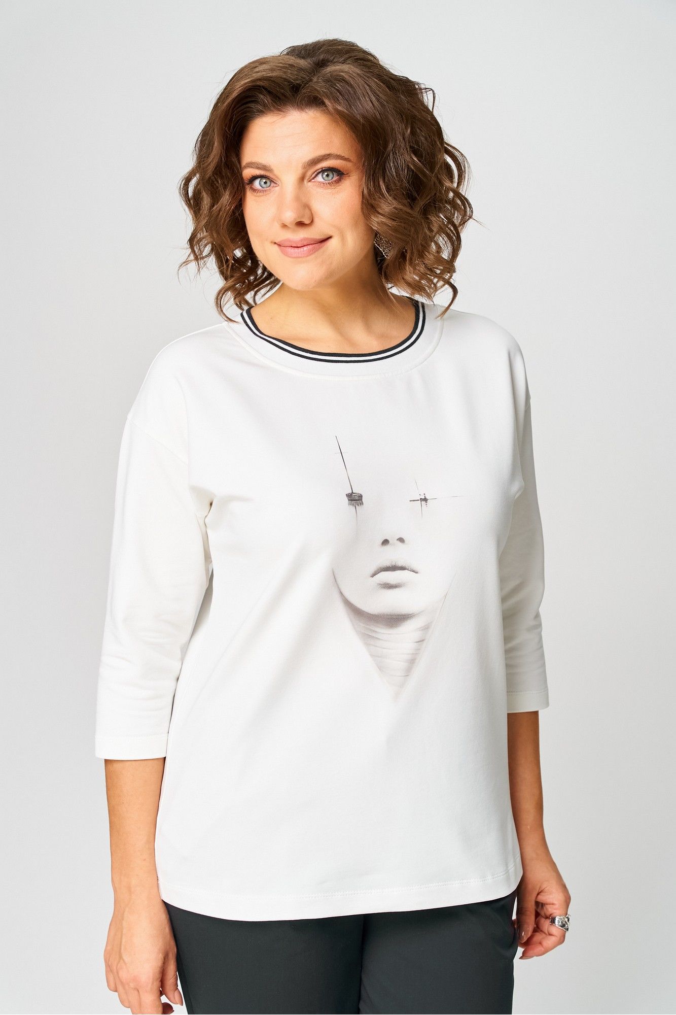 Джемперы Rumoda 2254_дл. молочный