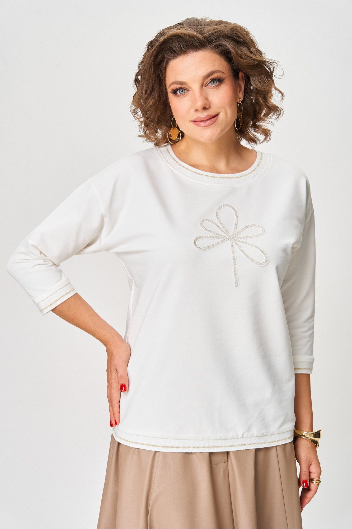 Джемперы Rumoda 2261_дл. молочный