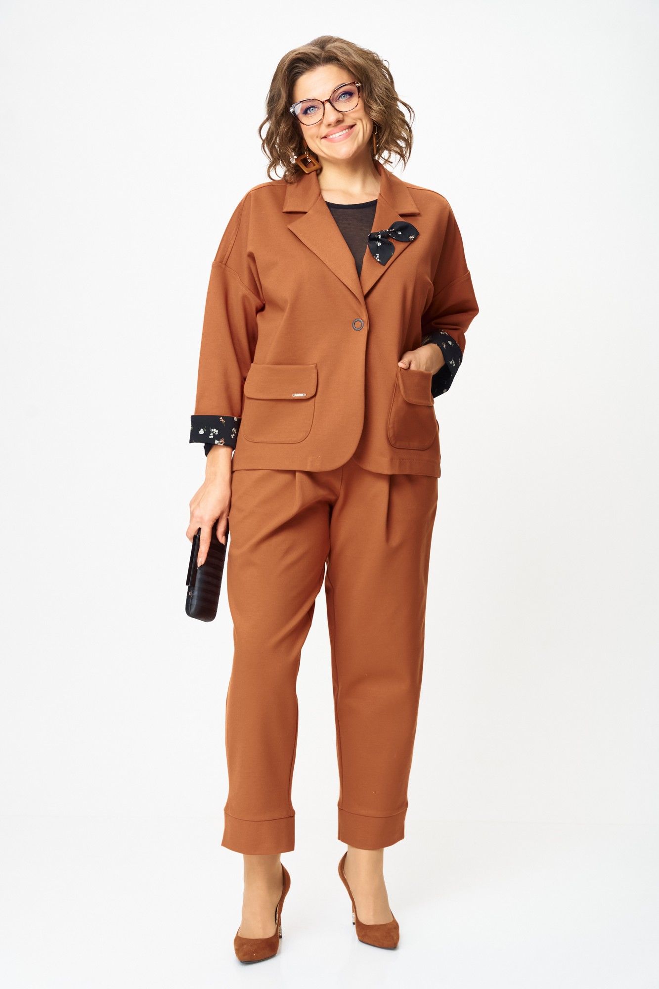 Брючные костюмы Michel chic 1437 виски
