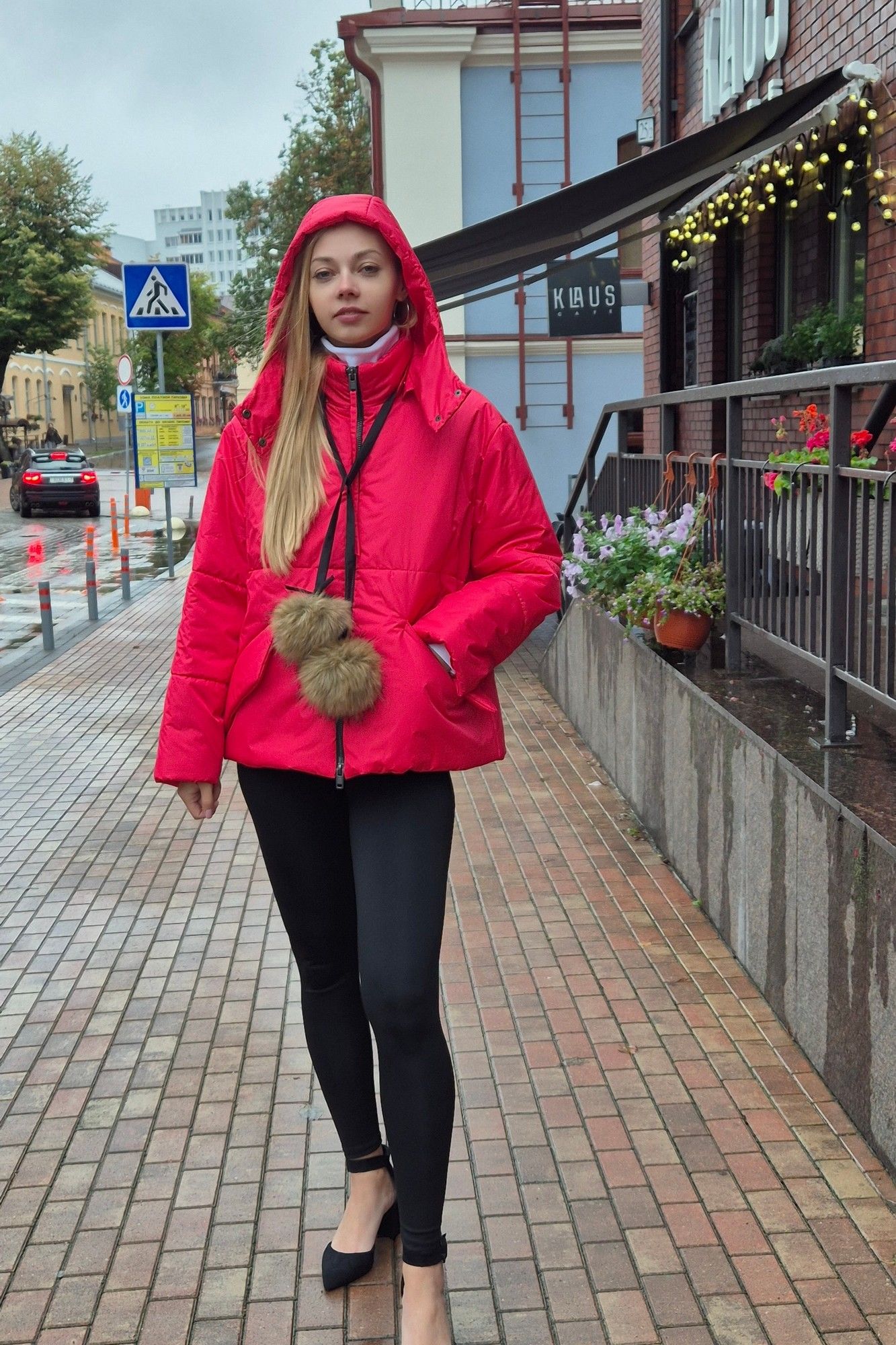 Куртки Shymoda 450-25 красный