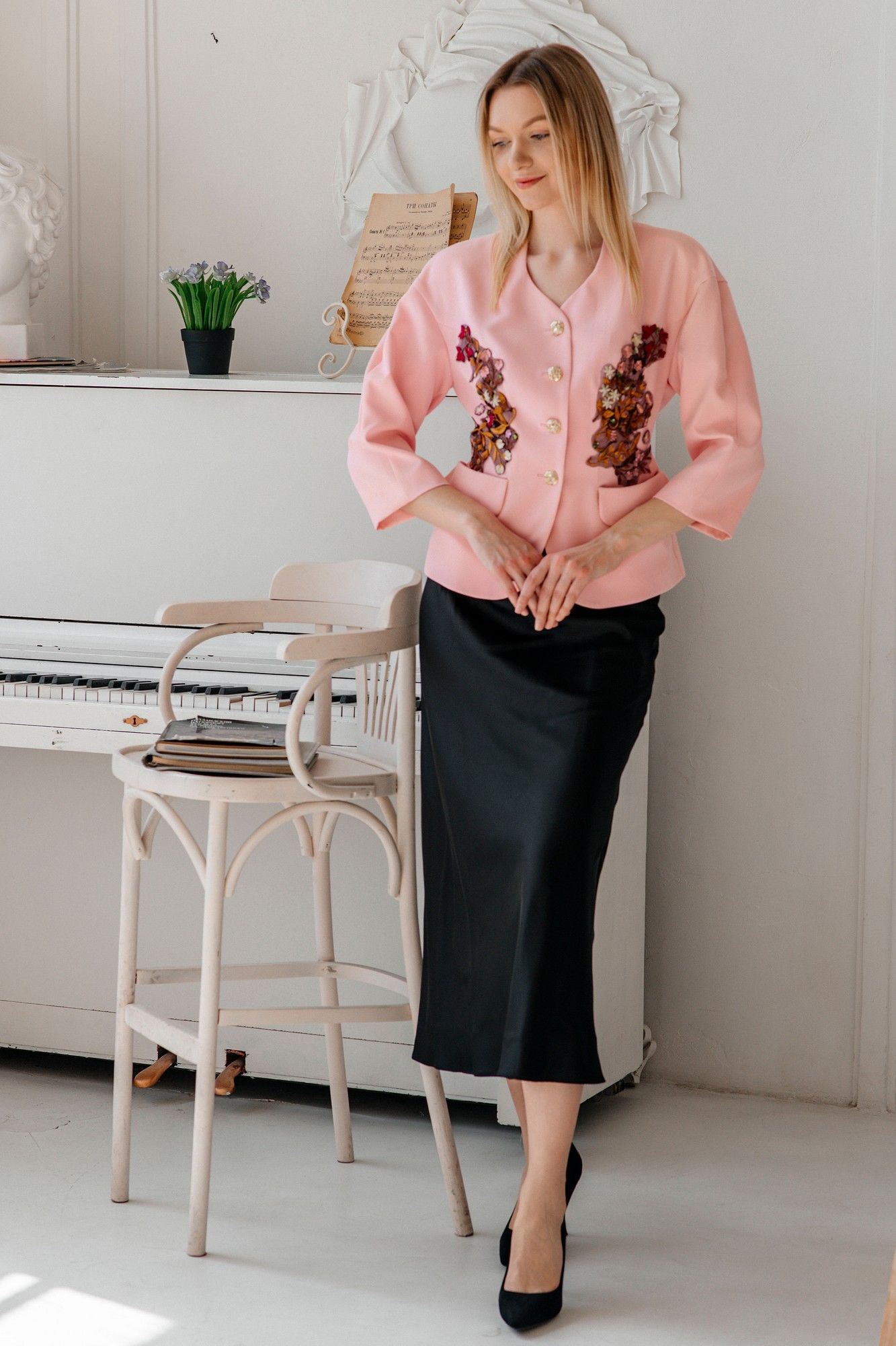 Жакеты Shymoda 451-25 розовый