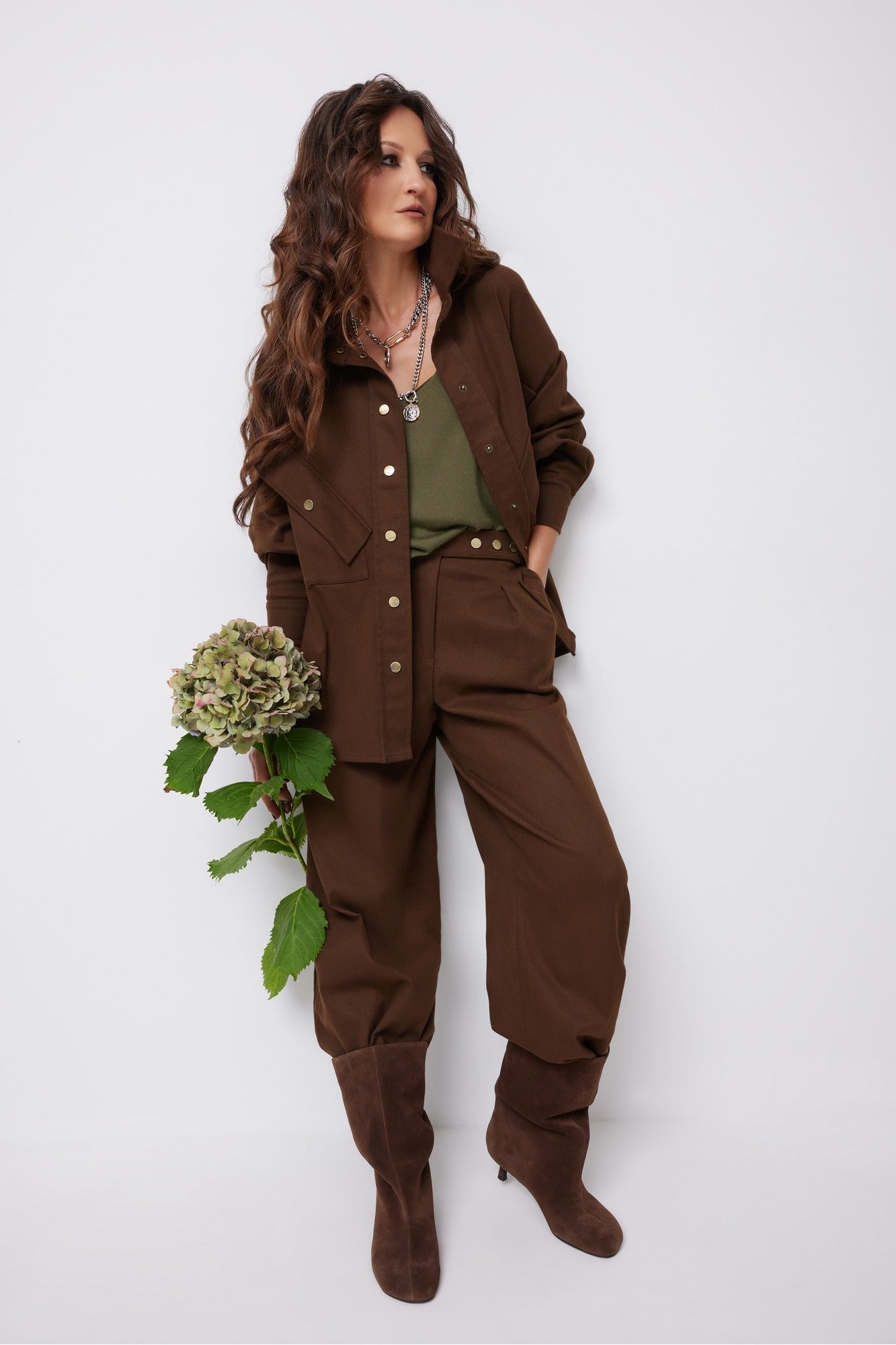 Комплекты брючные ElPaiz 1283 шоколад