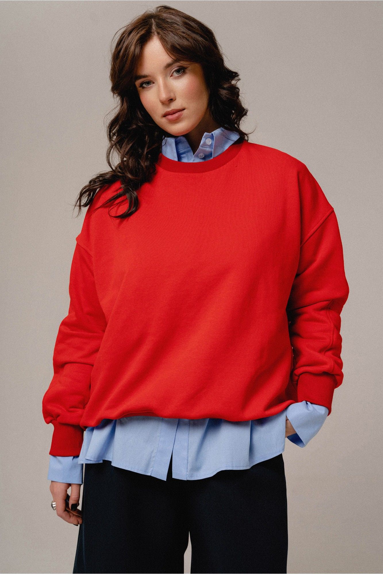 Джемперы JRSy 2523 красный