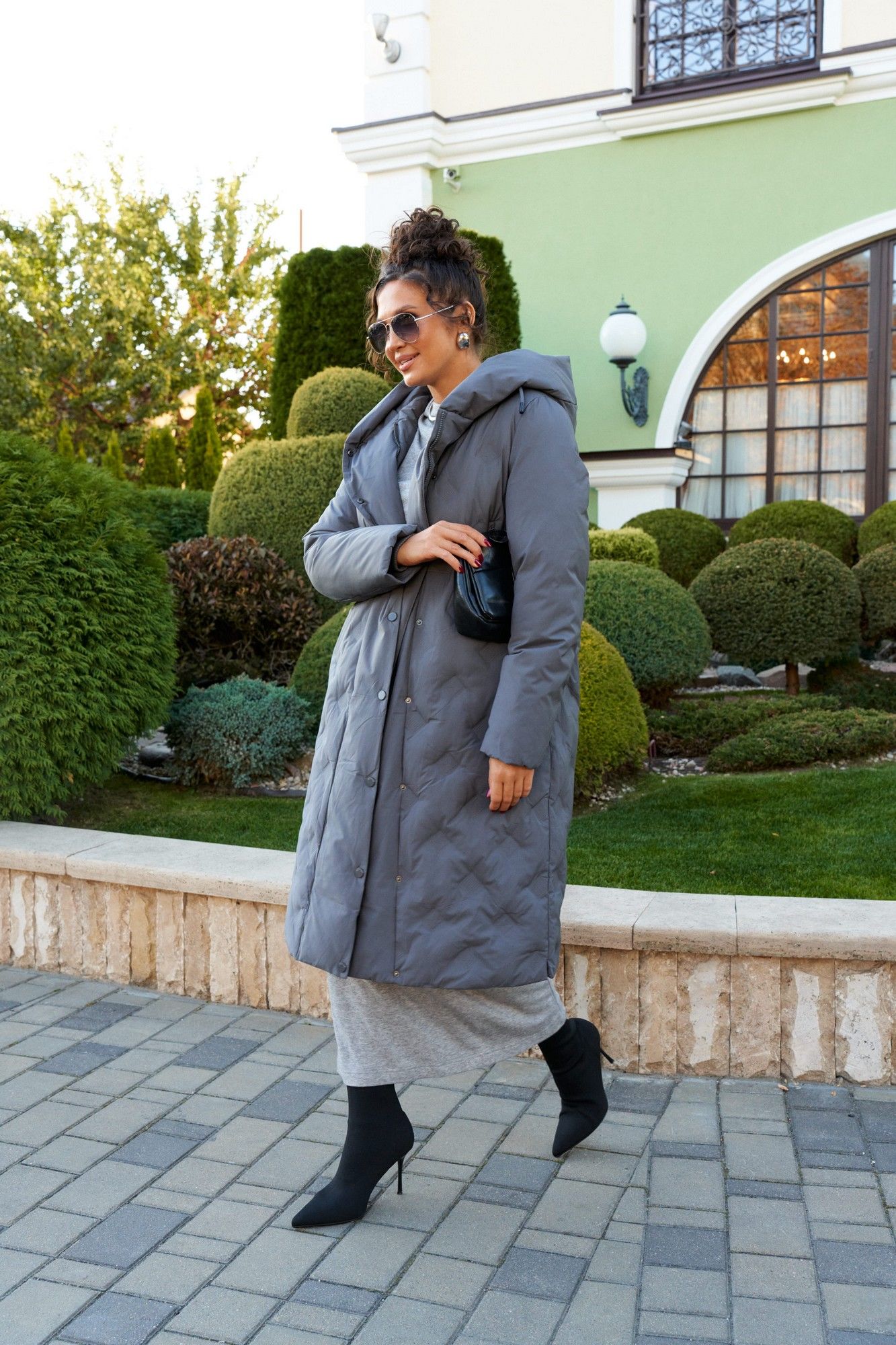 Пальто Beautiful&Free 8015 графит