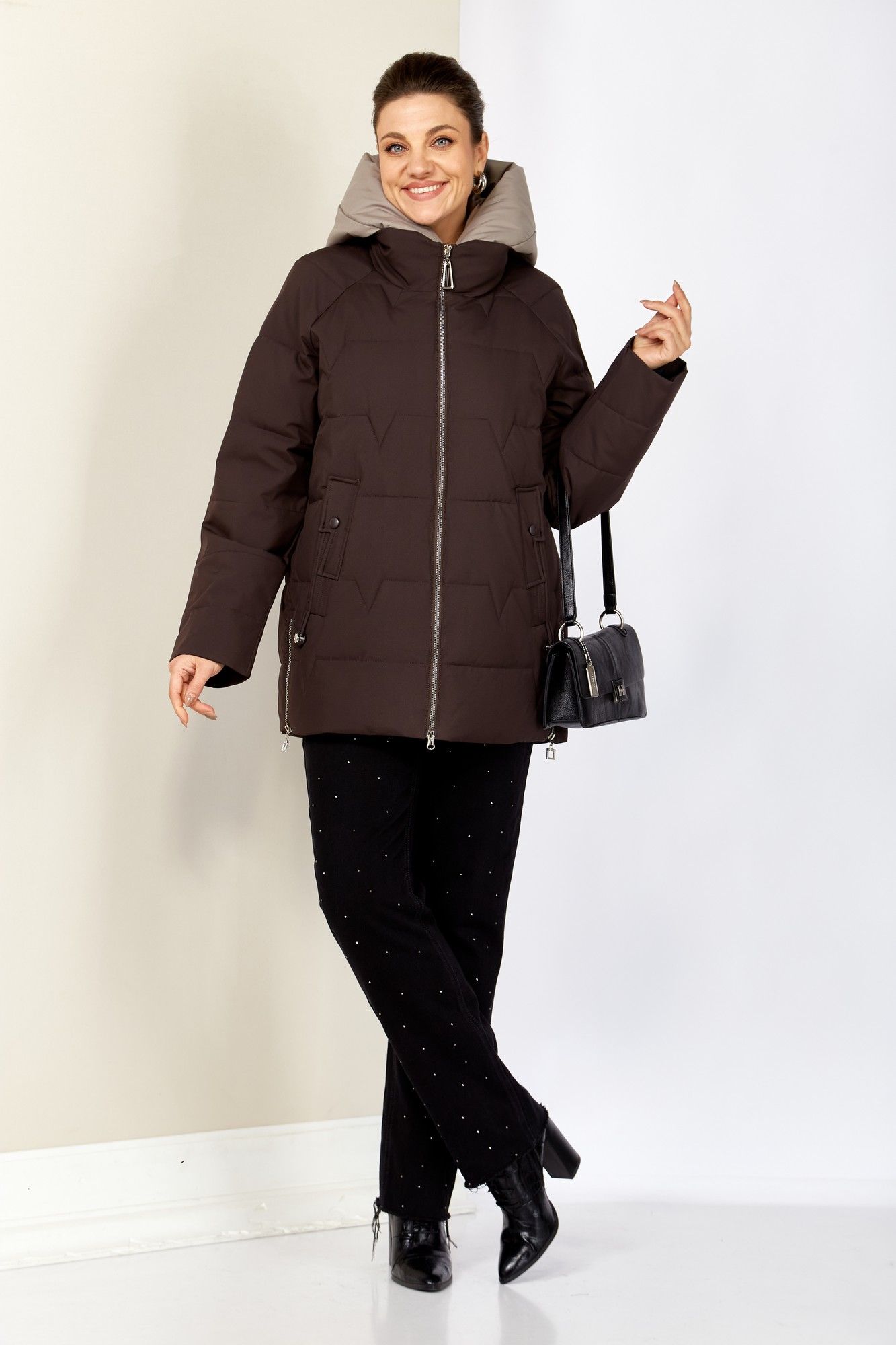 Куртки Shetti 2200 шоколад