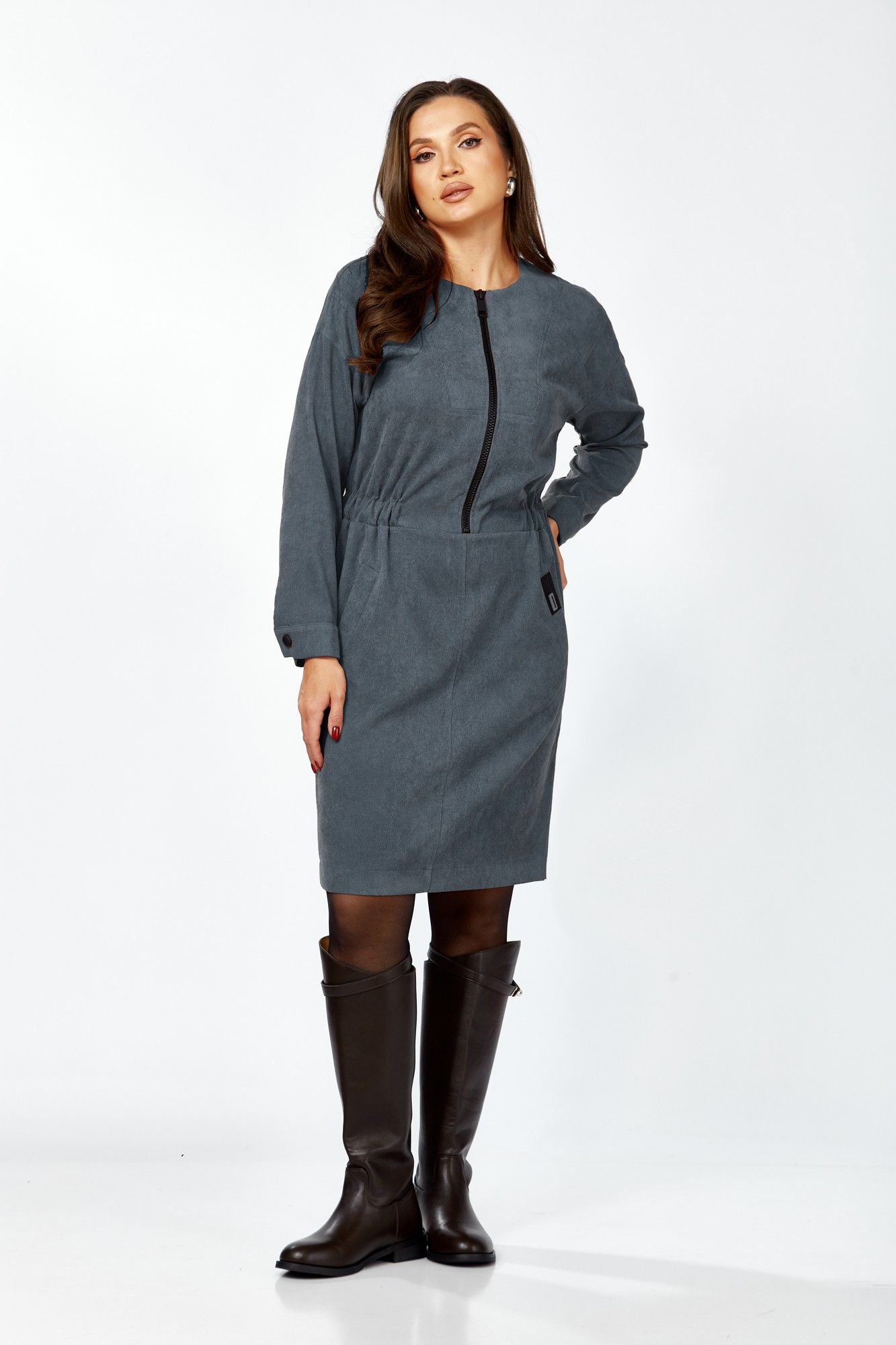 Платья Мишель стиль 1331 индиго