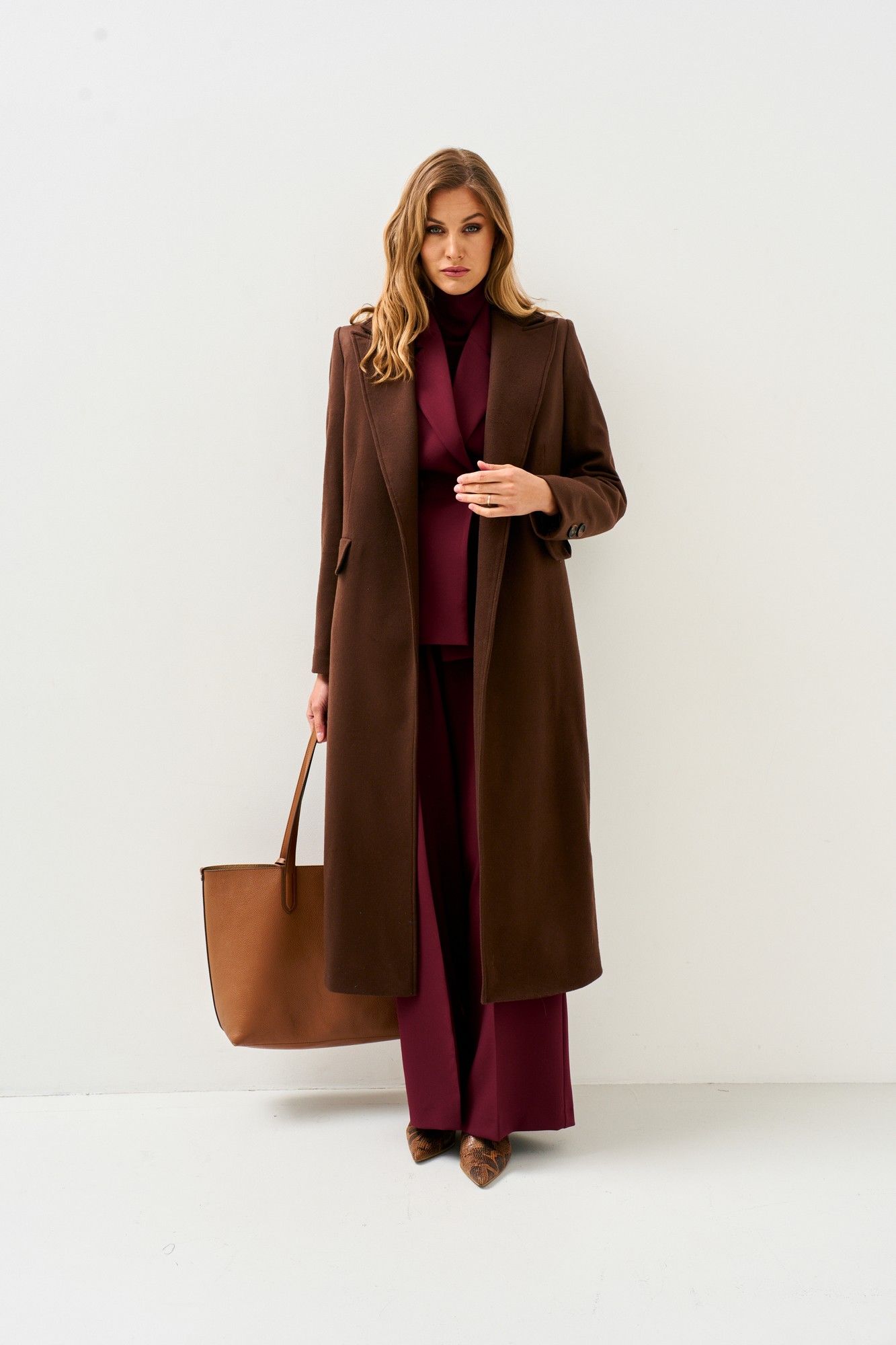 Пальто Mars design 1038 шоколадный