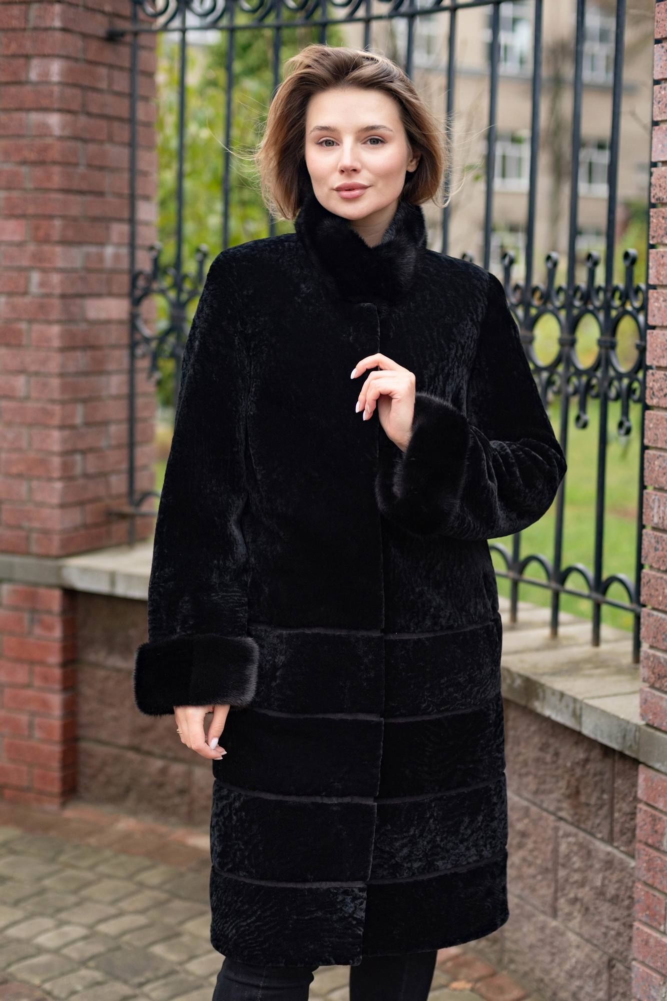 Шубы и дублёнки Мехофф Линия19.12-12 черный