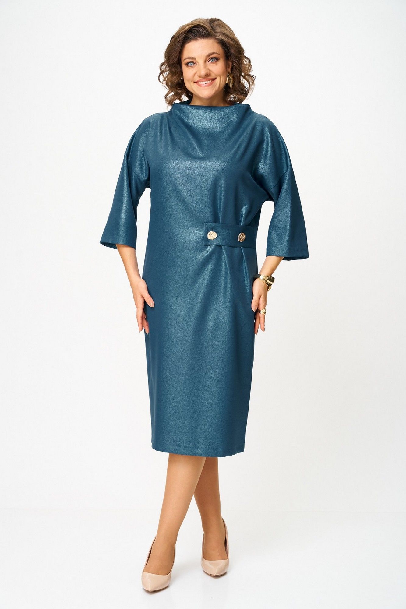 Платья Koketka i K 1519-1 бирюзовый