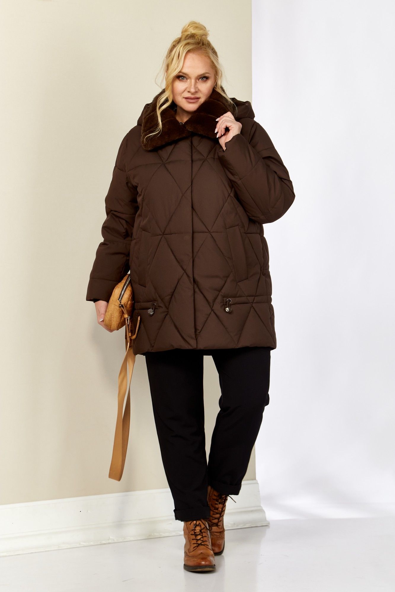 Куртки Shetti 2207 шоколад