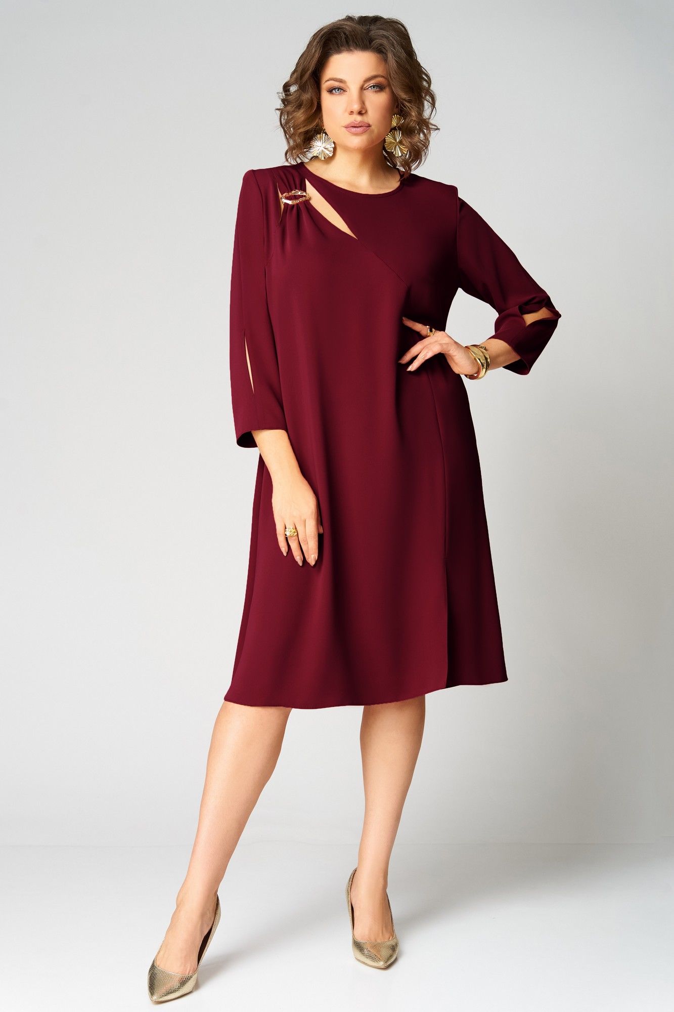 Платья Мишель стиль 1337 винный