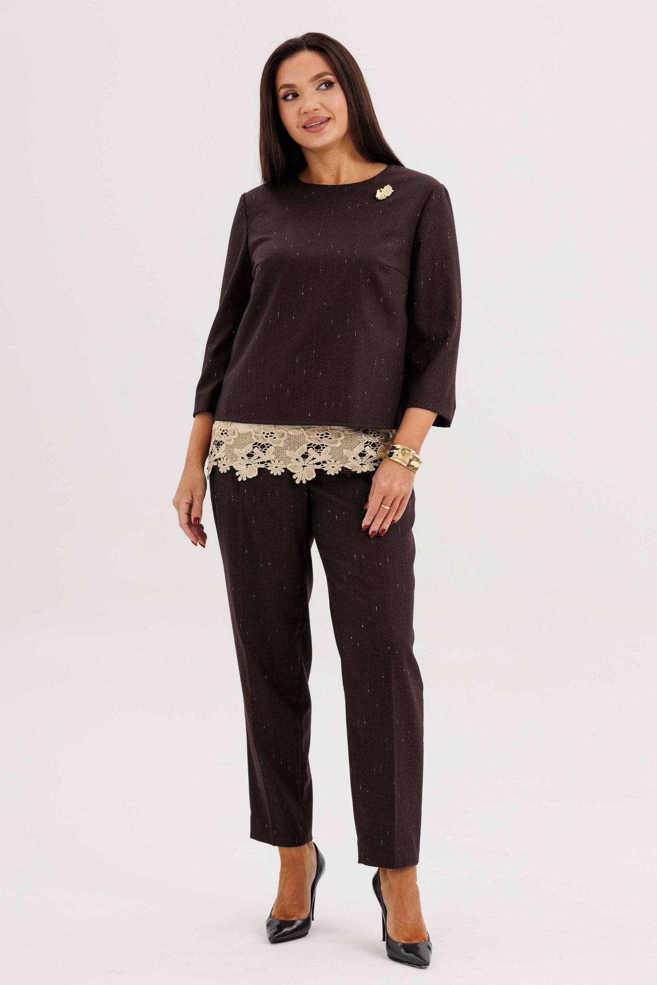 Комплекты брючные Fantazia Mod 5318 шоколадный