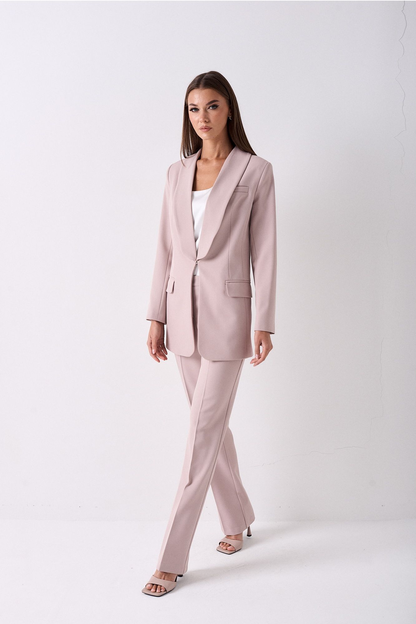 Брючные костюмы Lady Line 1225 пыльно-розовый