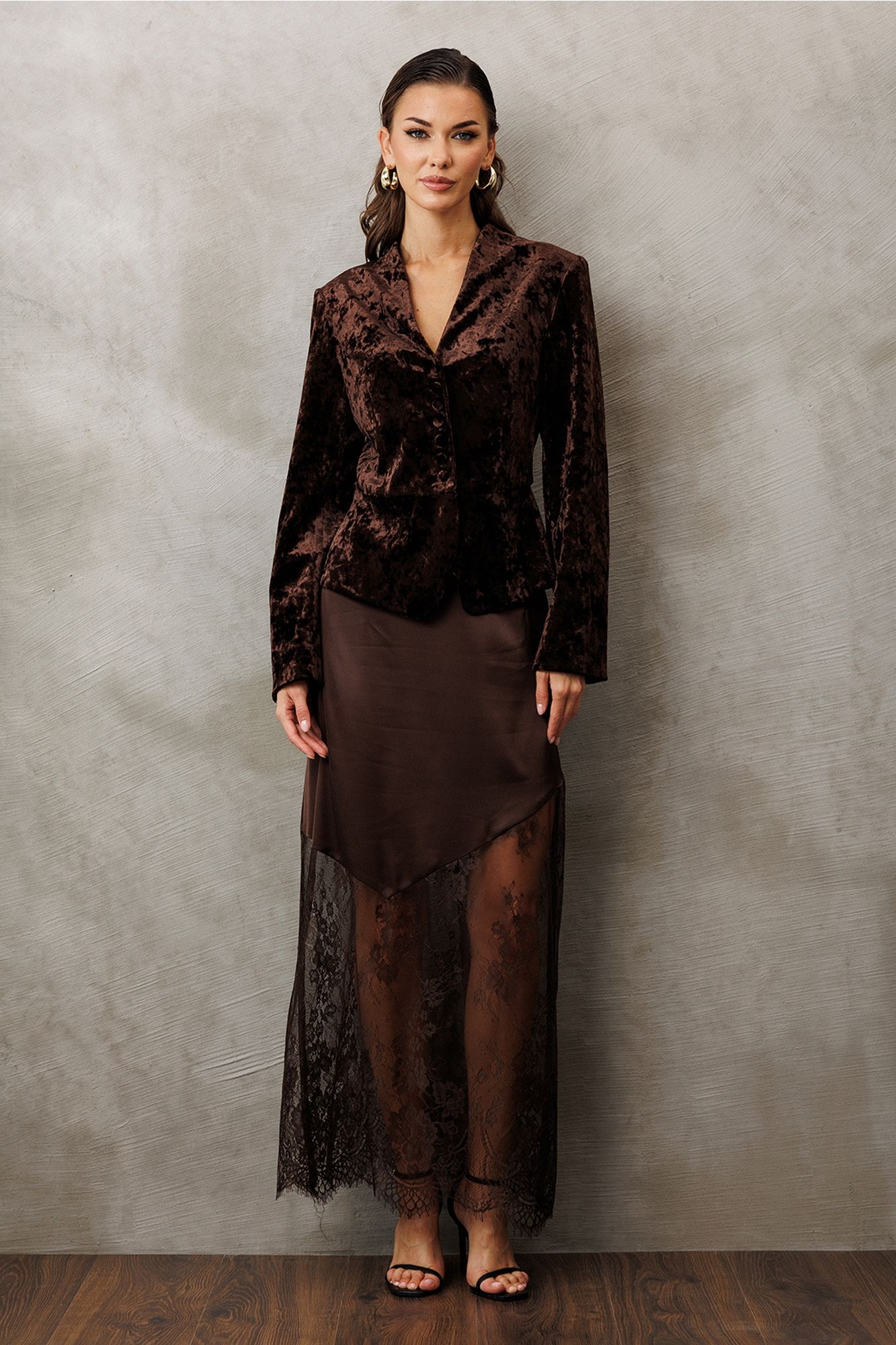 Юбки Butеr 3206 коричневый