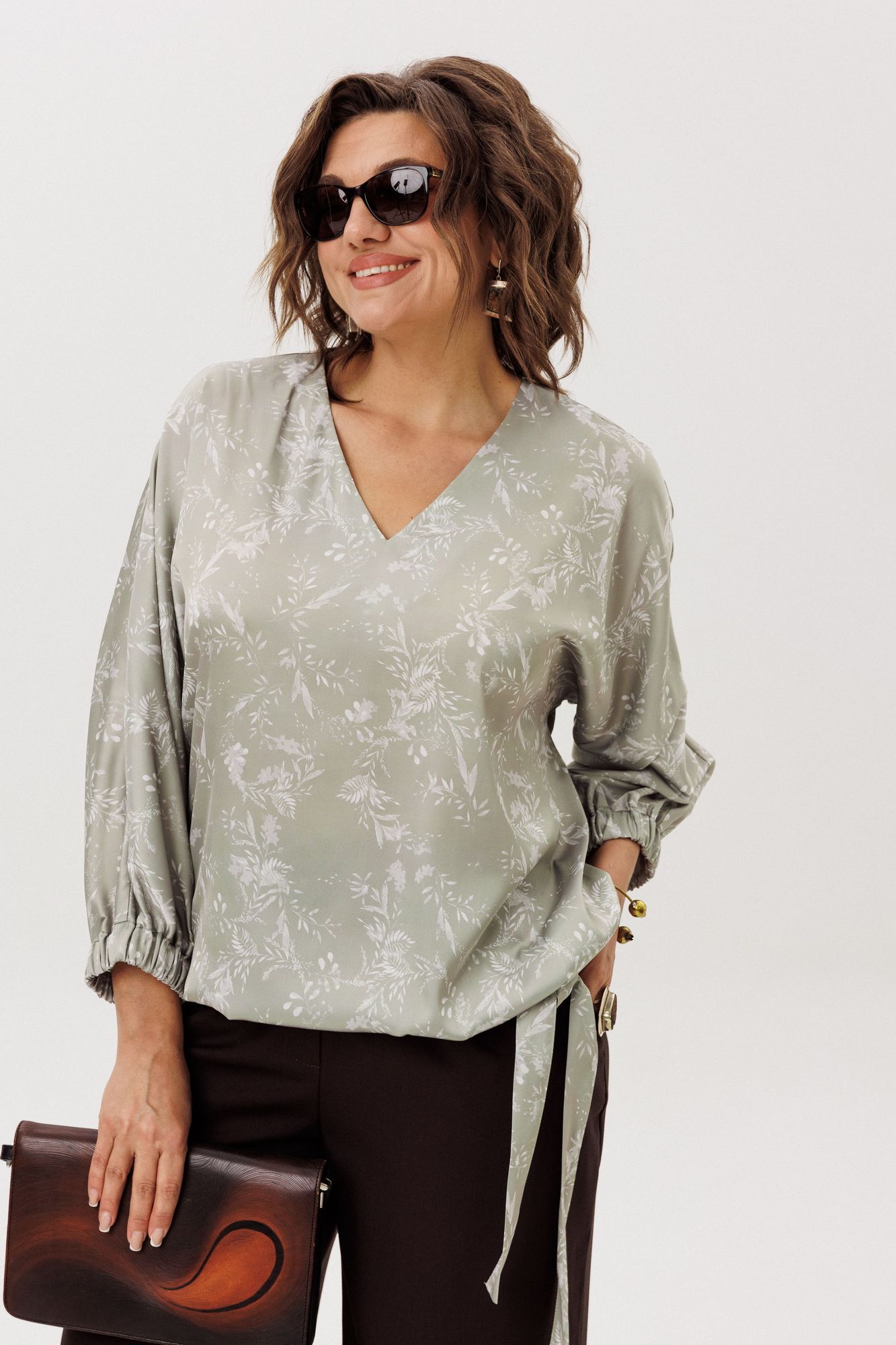 Блузы Anelli 1662 нефритовый_свет