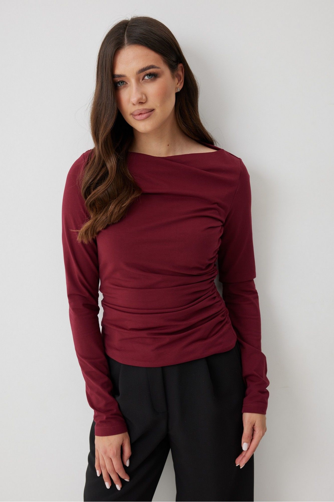 Джемперы T.N.D М163 вишня