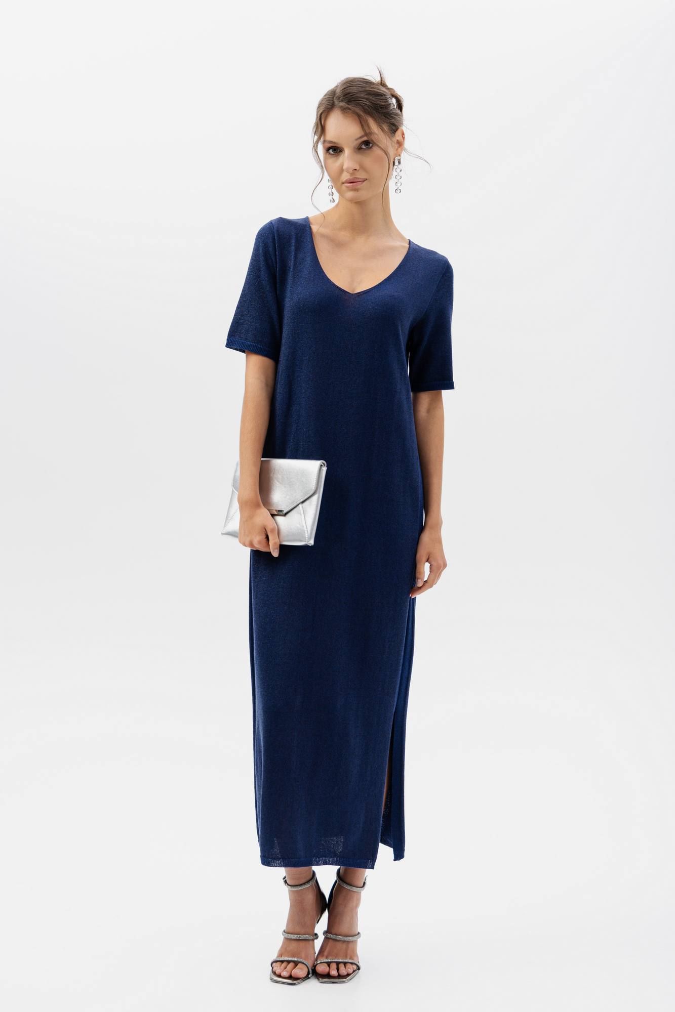 Платья Romgil РВ0408-ХМ2 индиго,черный