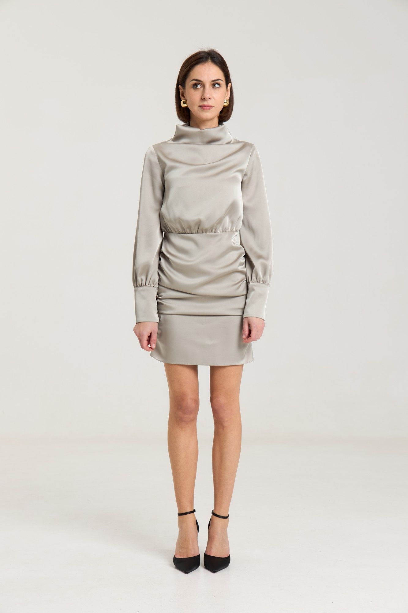 Платья THE NAME 2472 оливка