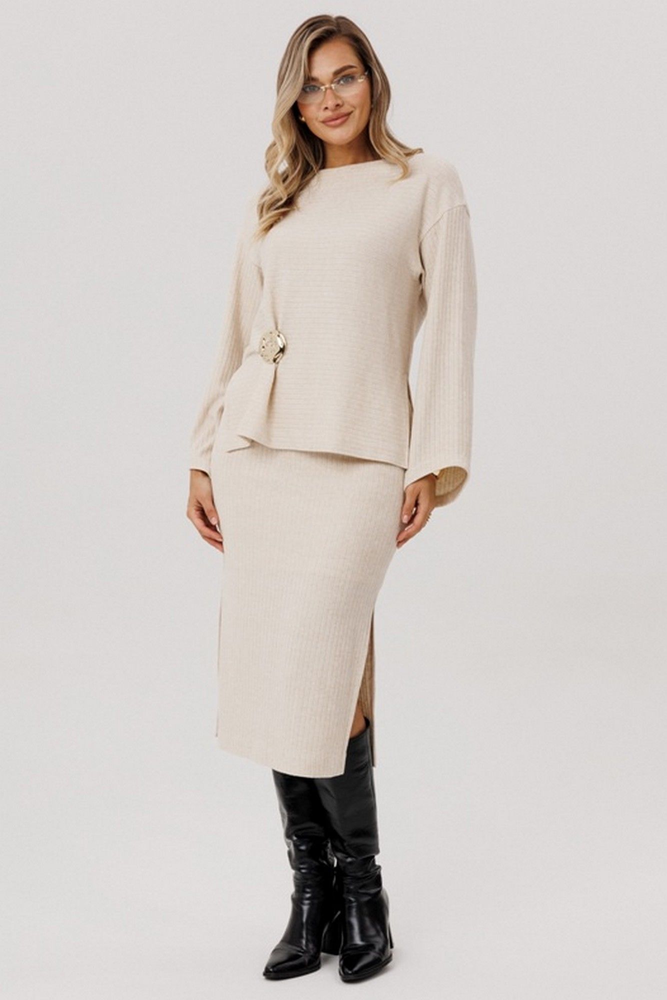 Комплекты юбочные Faufilure C1582 бежевый