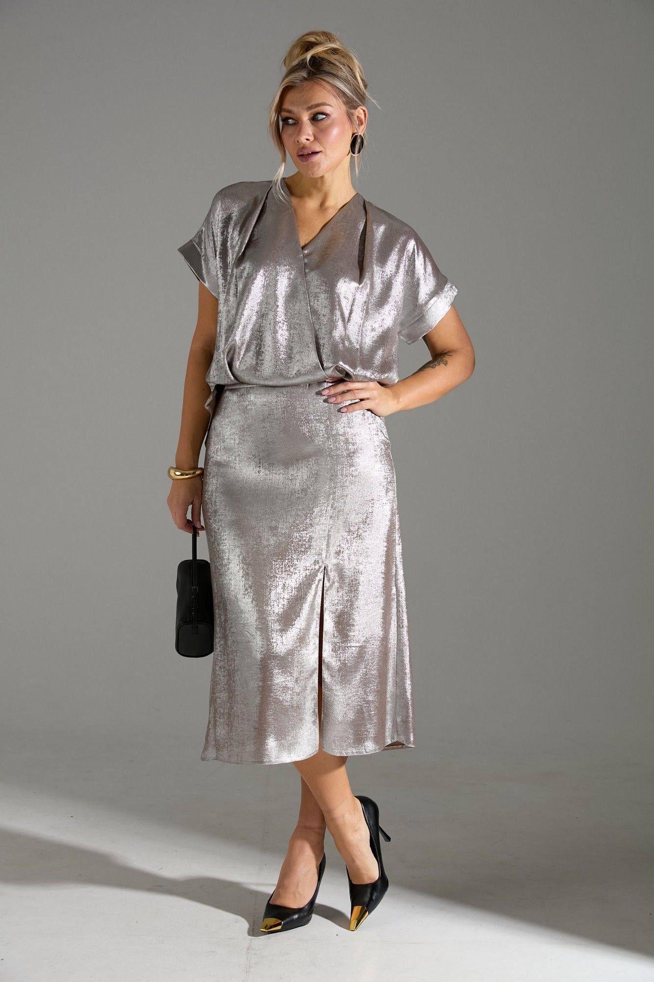 Комплекты юбочные LM М94 бежевый_шиммер