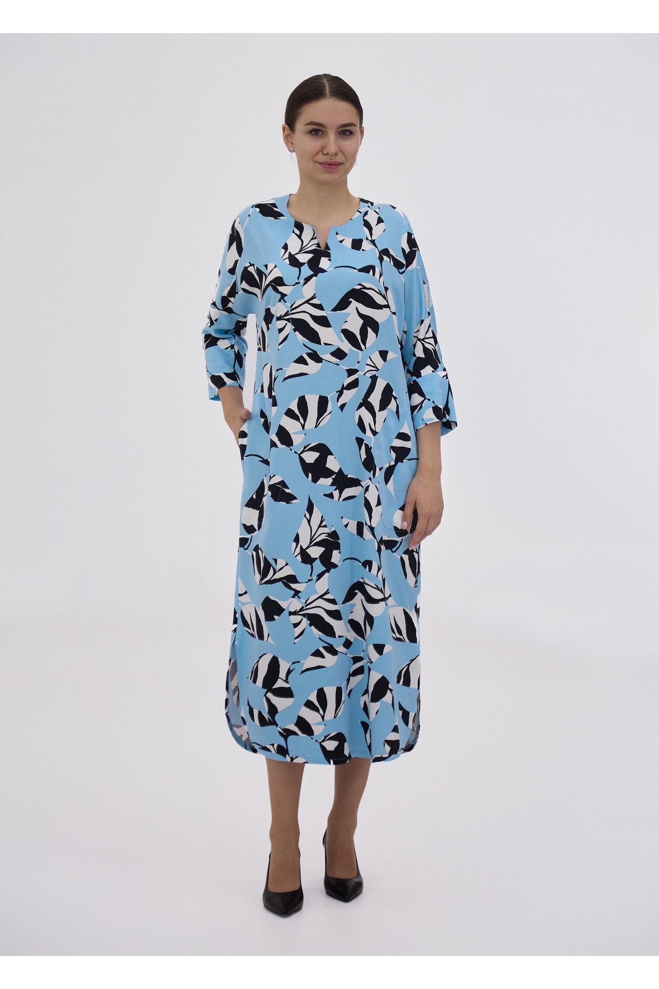 Платья Полинушка 335 голубой