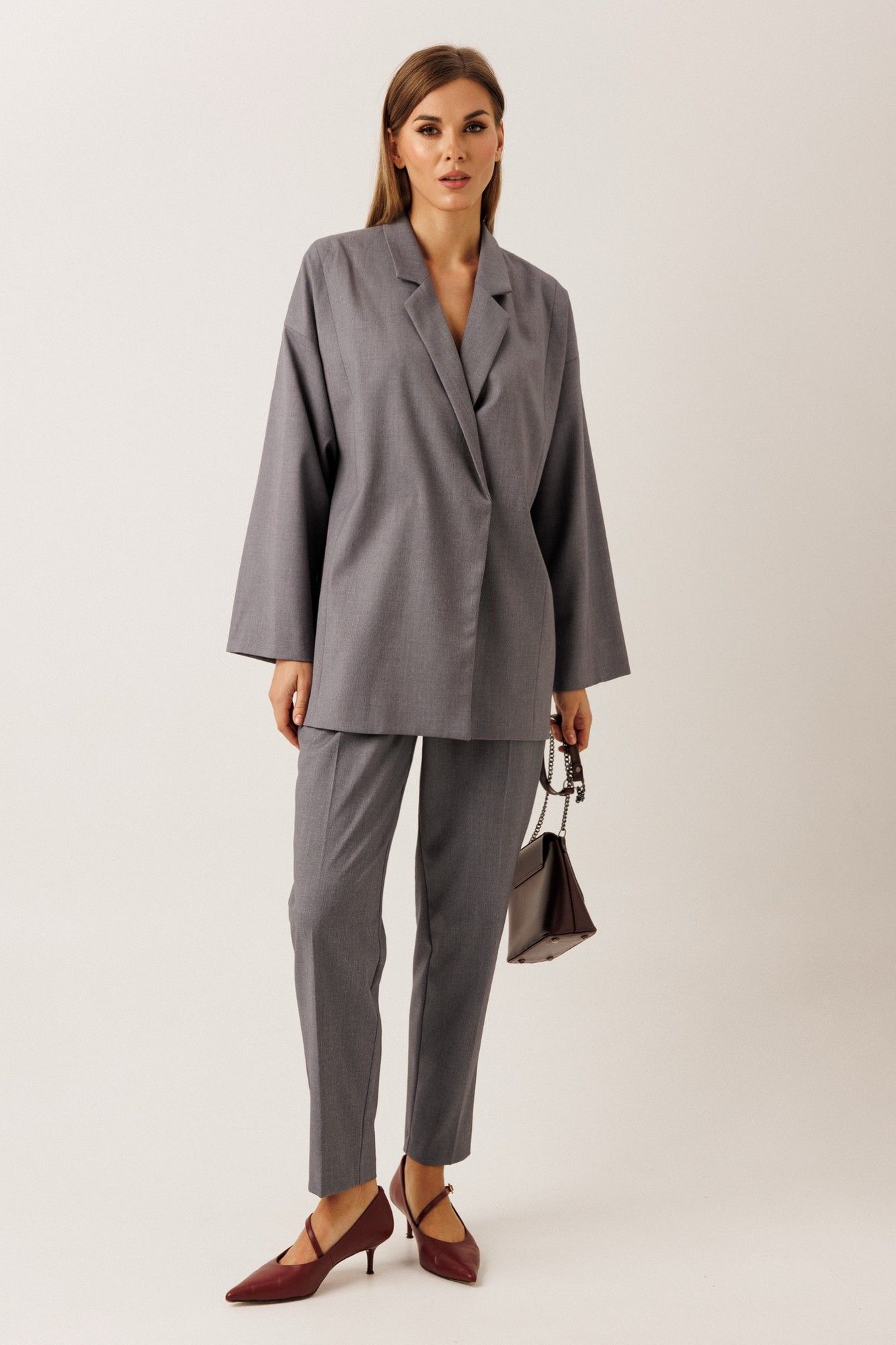 Брючные костюмы KOKOdea 30004 серый