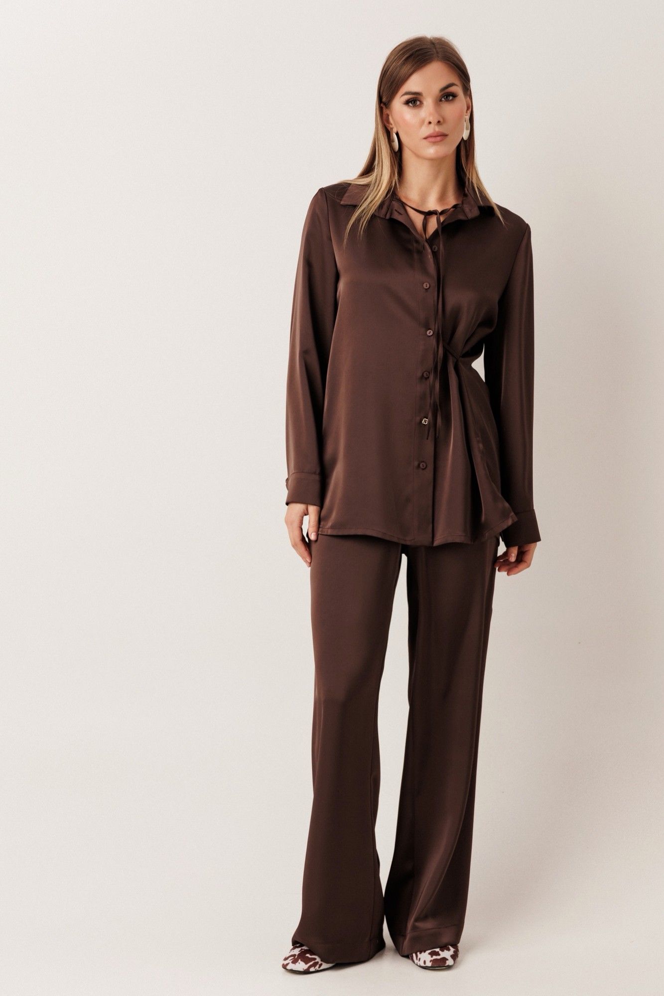 Комплекты брючные KOKOdea 30008 шоколад