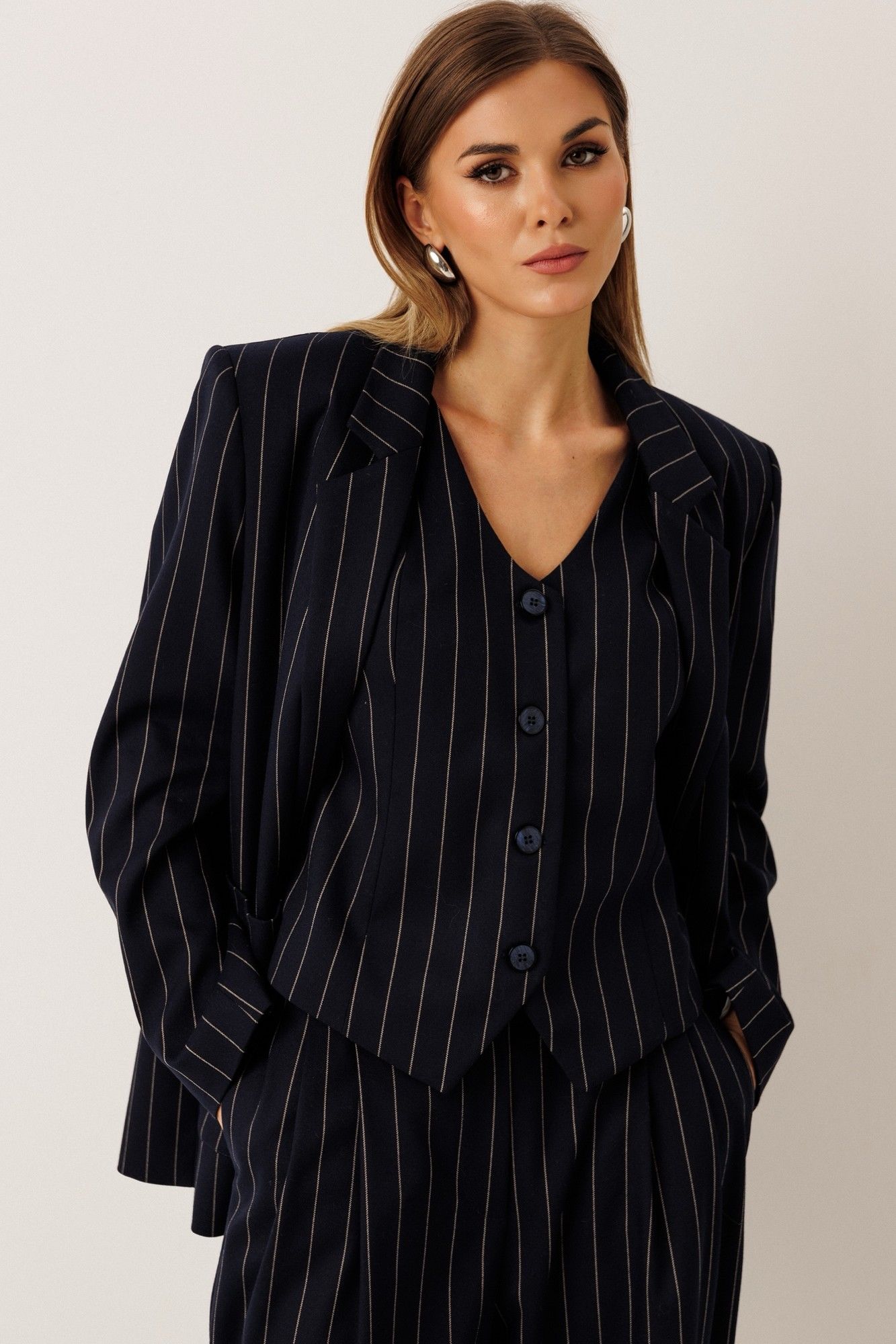 Жакеты KOKOdea 80005 тёмно-синий