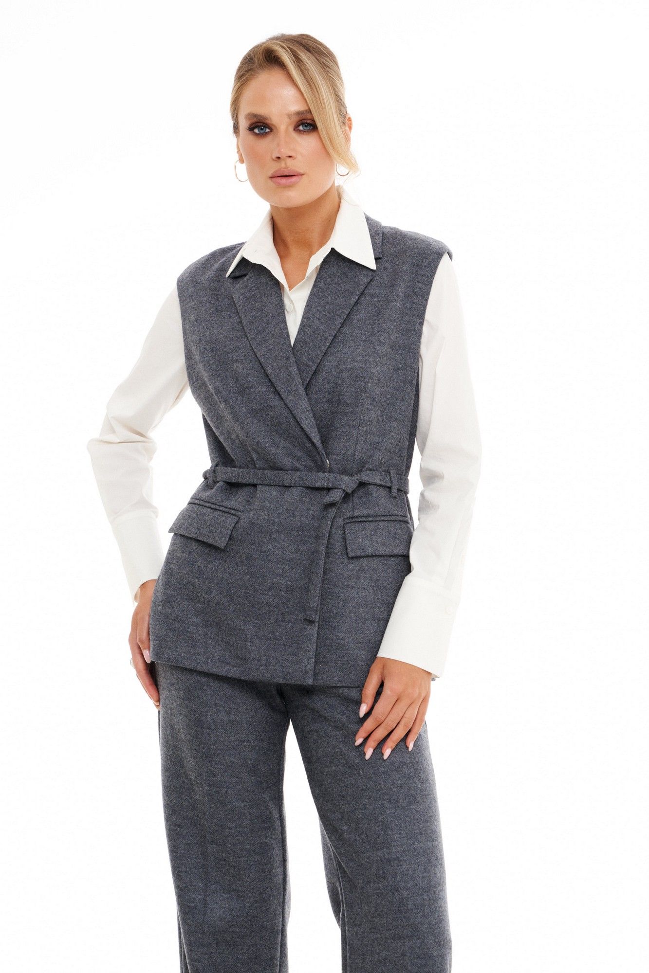 Комплекты брючные Prestige 5564 темно-серый