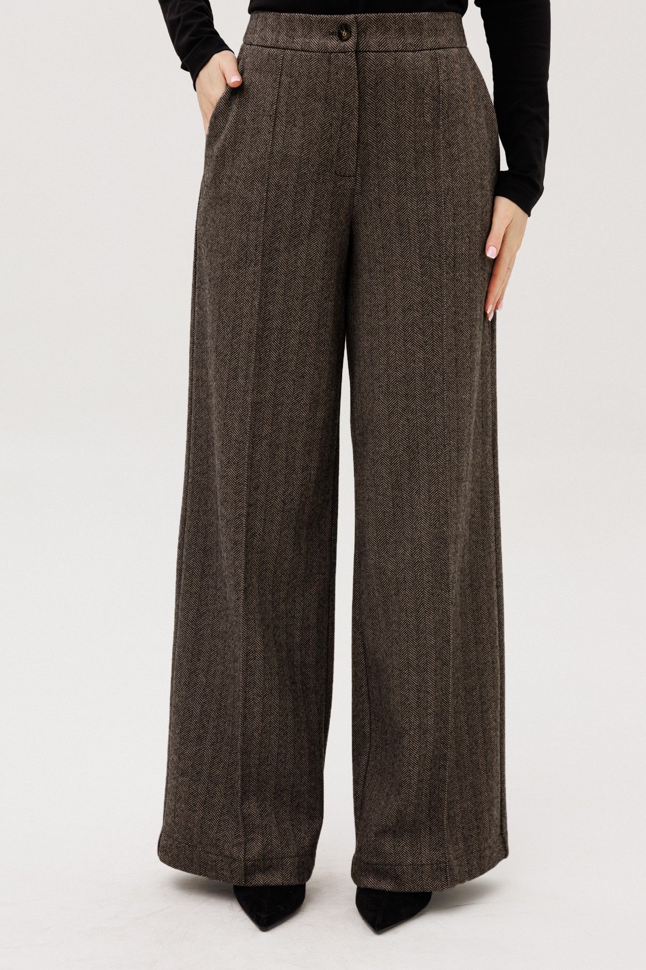 Брюки Amberа Style 1125-3 коричневый