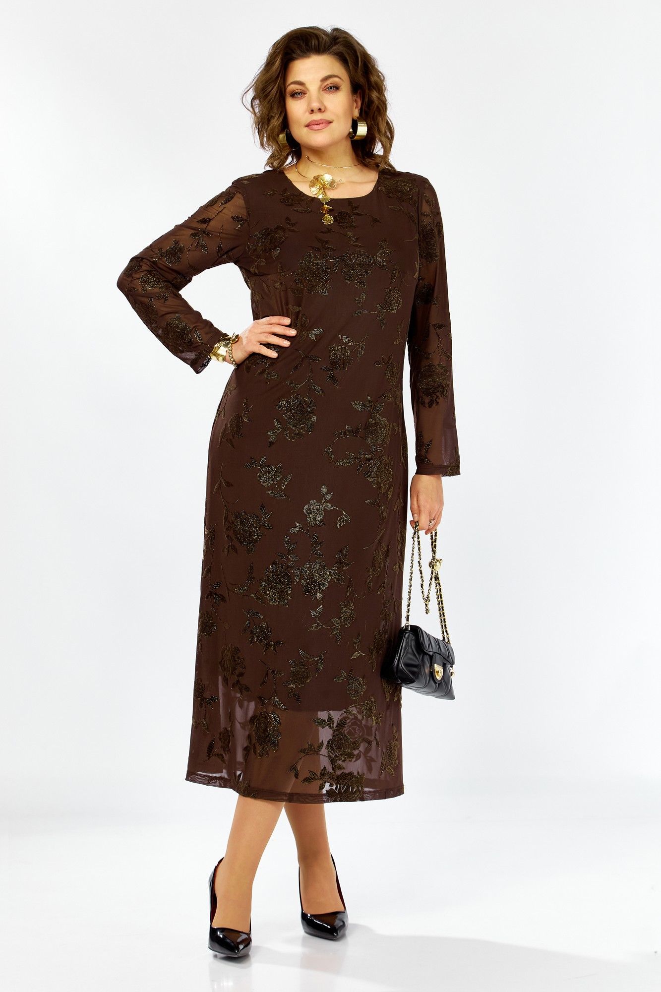 Платья Lady Secret 25312 коричневый