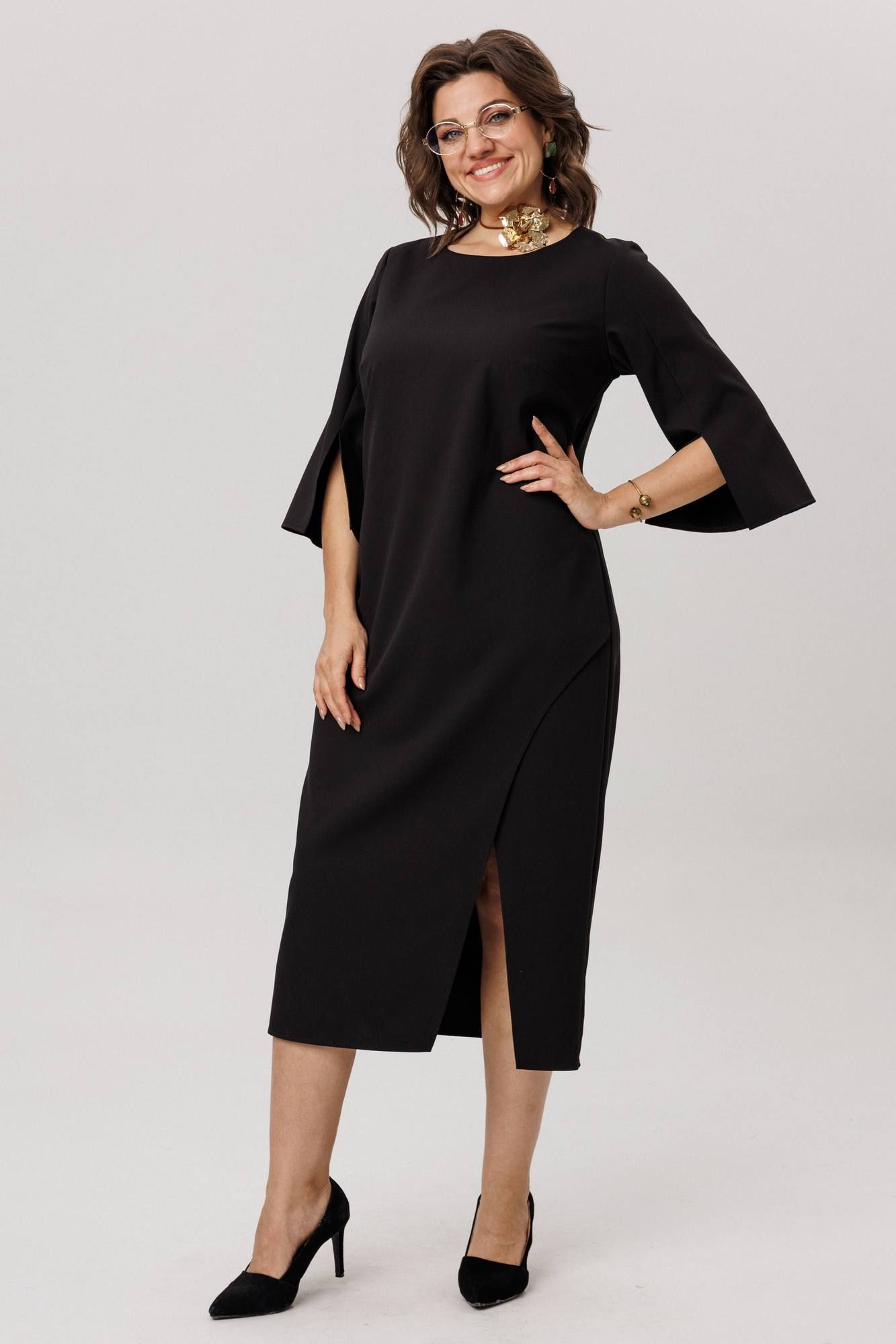 Платья Anelli 1786 черный_ангел