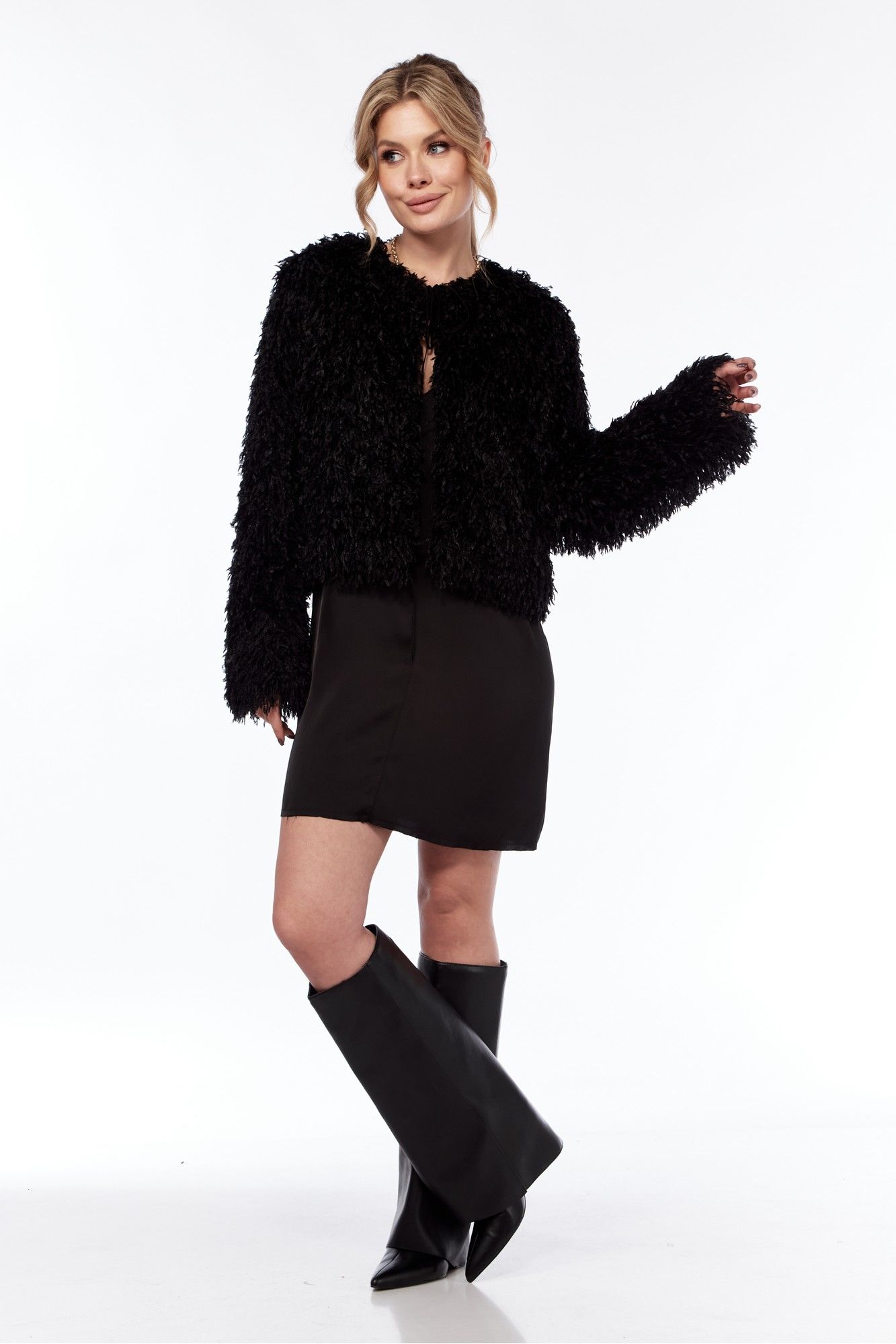 Кардиганы LadisLine 1583 черный