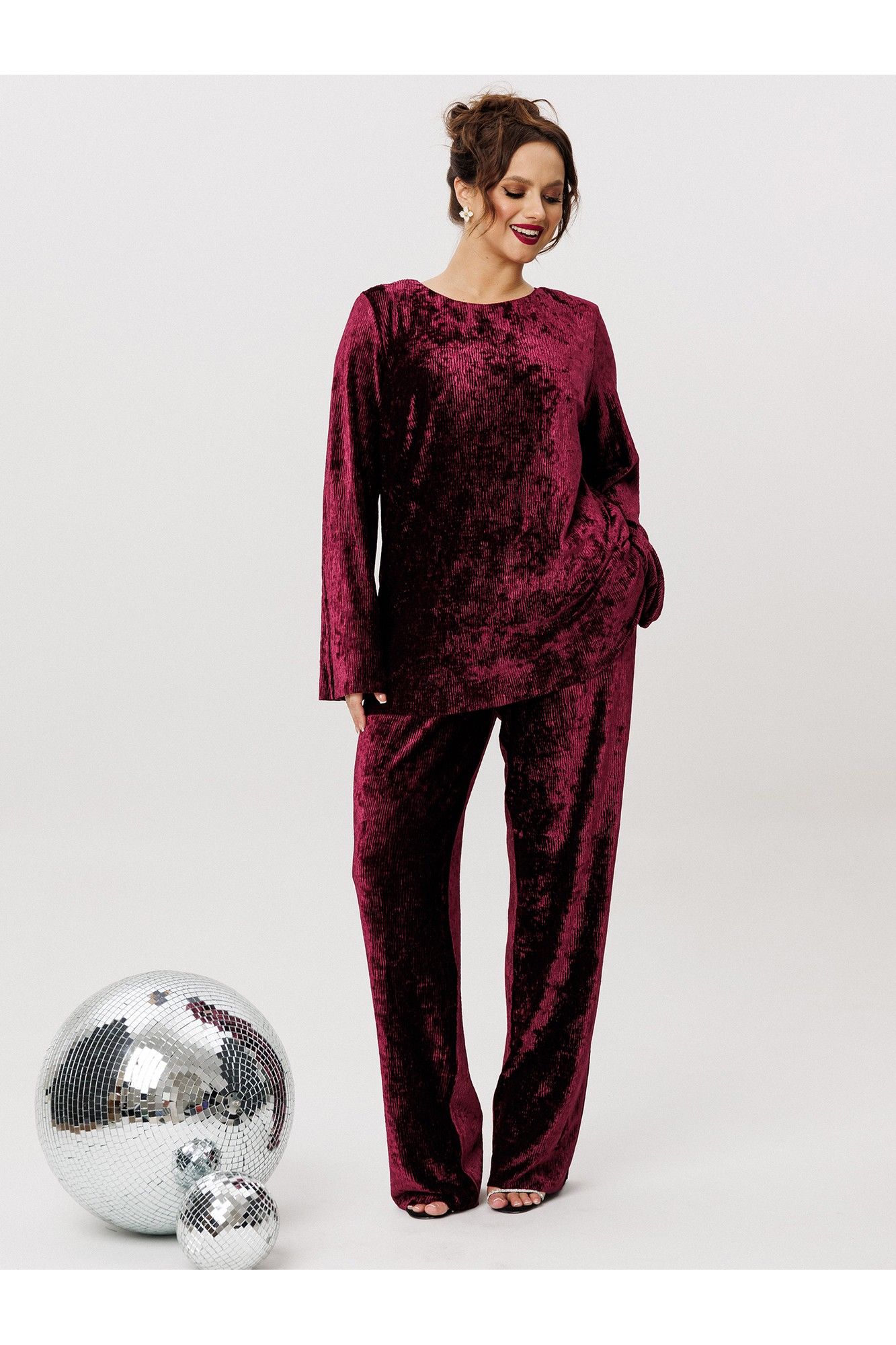 Комплекты брючные Liona Style 966 винный