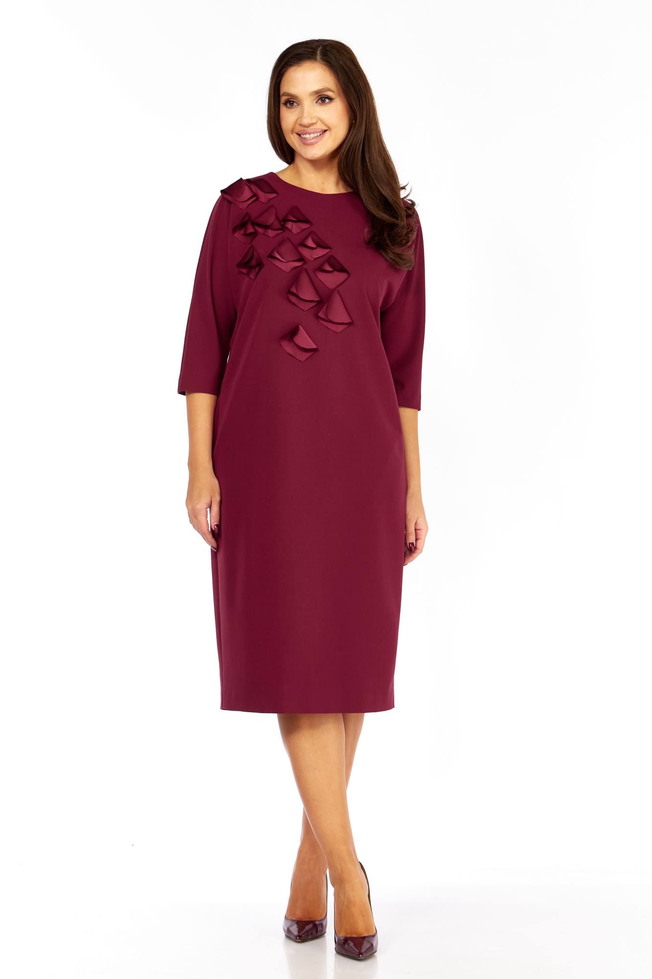 Платья Karina deLux M-1405 брусника