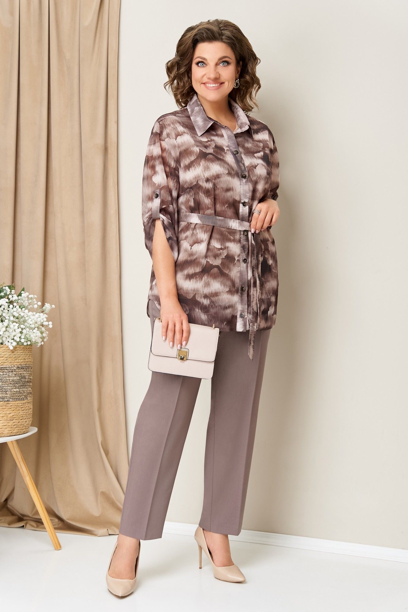 Комплекты брючные VOLNA 1420 капучино