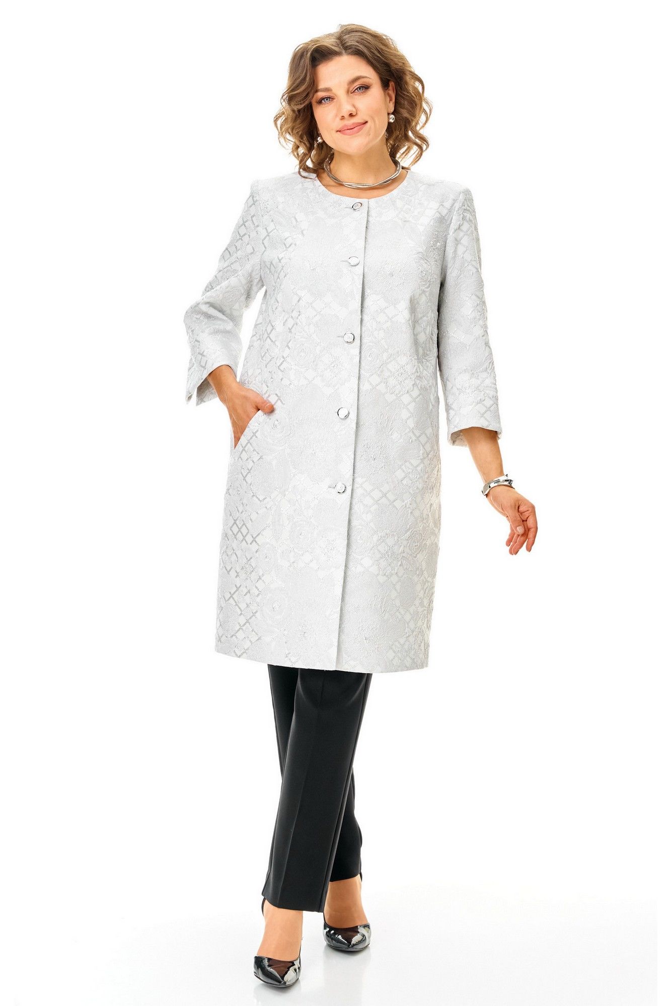 Жакеты БелЭльСтиль 727-2_91_22 серебро