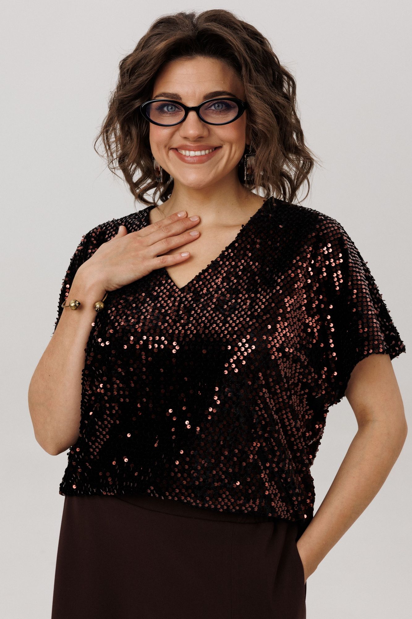 Блузы Anelli 1522 арманьяк