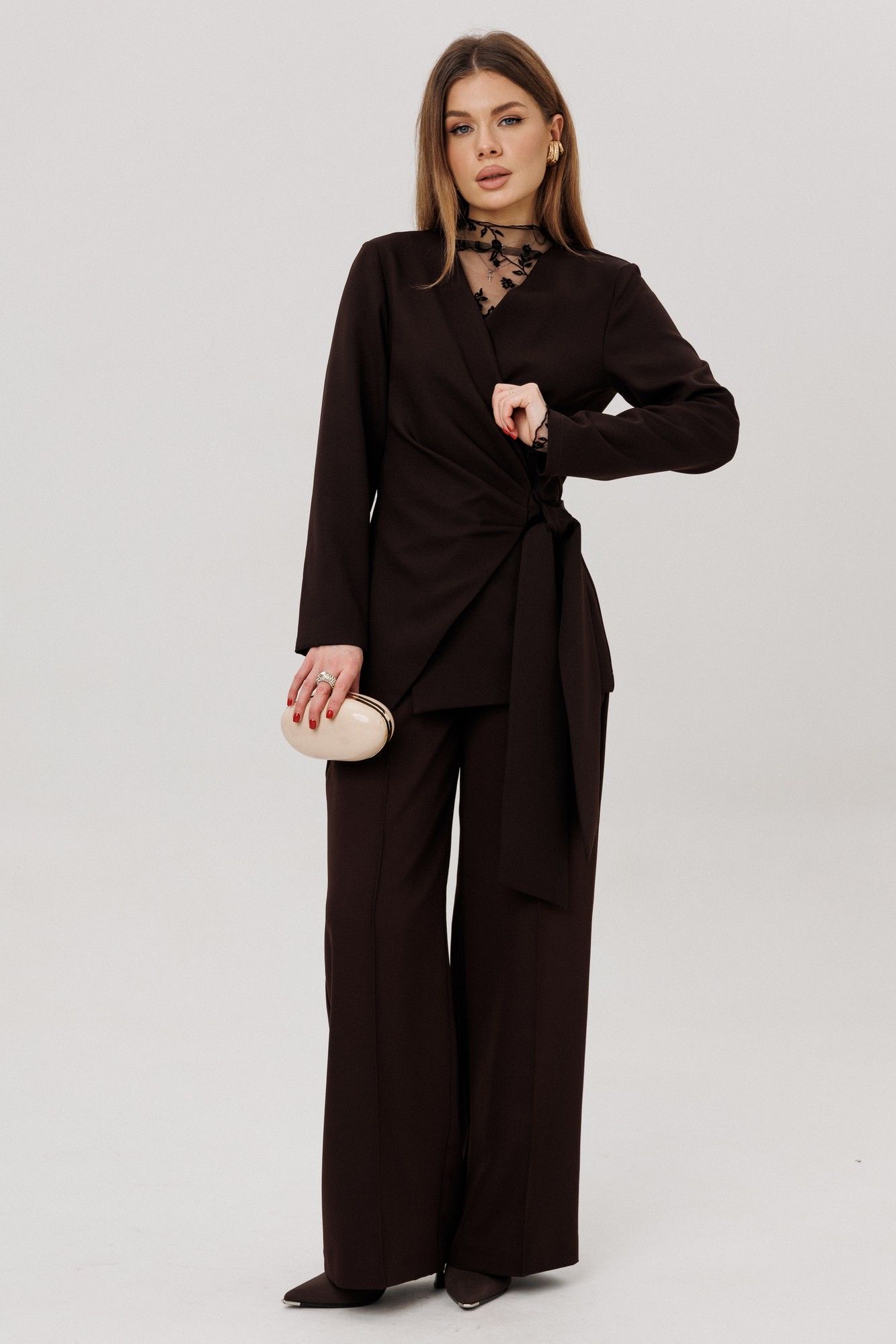 Брючные костюмы Amberа Style 2150 шоколад